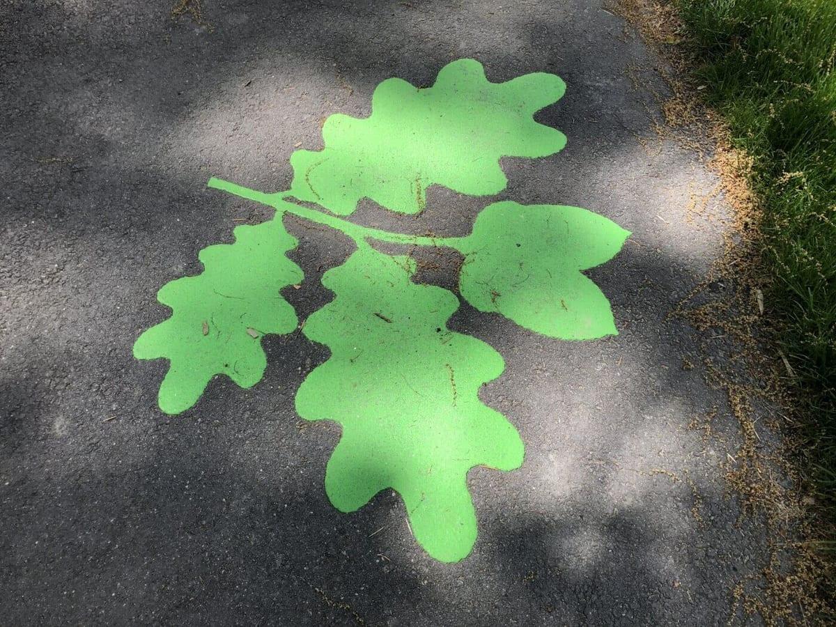 Decorative Asphalt Sidewalks for Townhomes