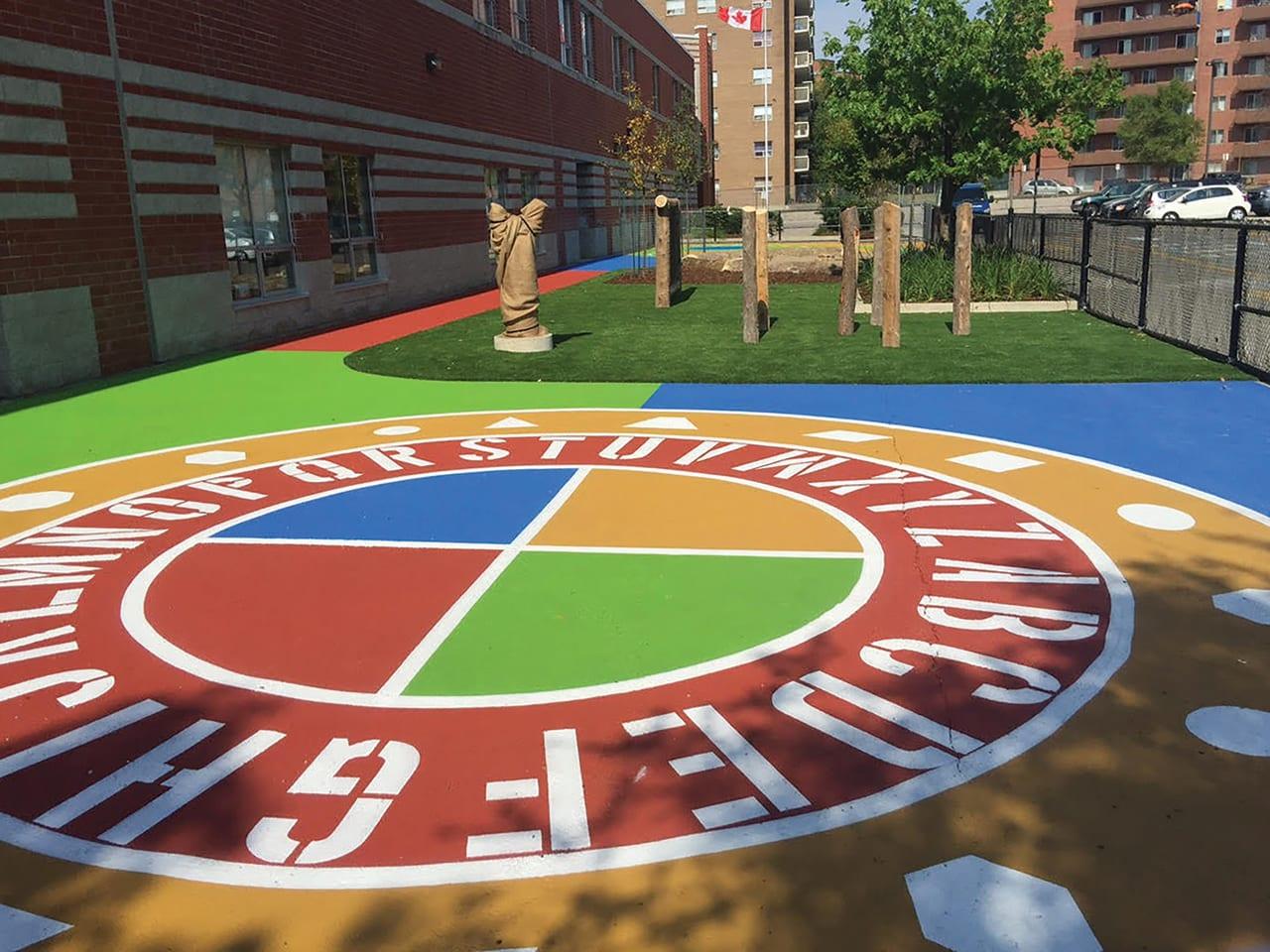 Your Logo, at Street Scale: Custom Pavement Graphics for Corporate Campuses and Branded Environments