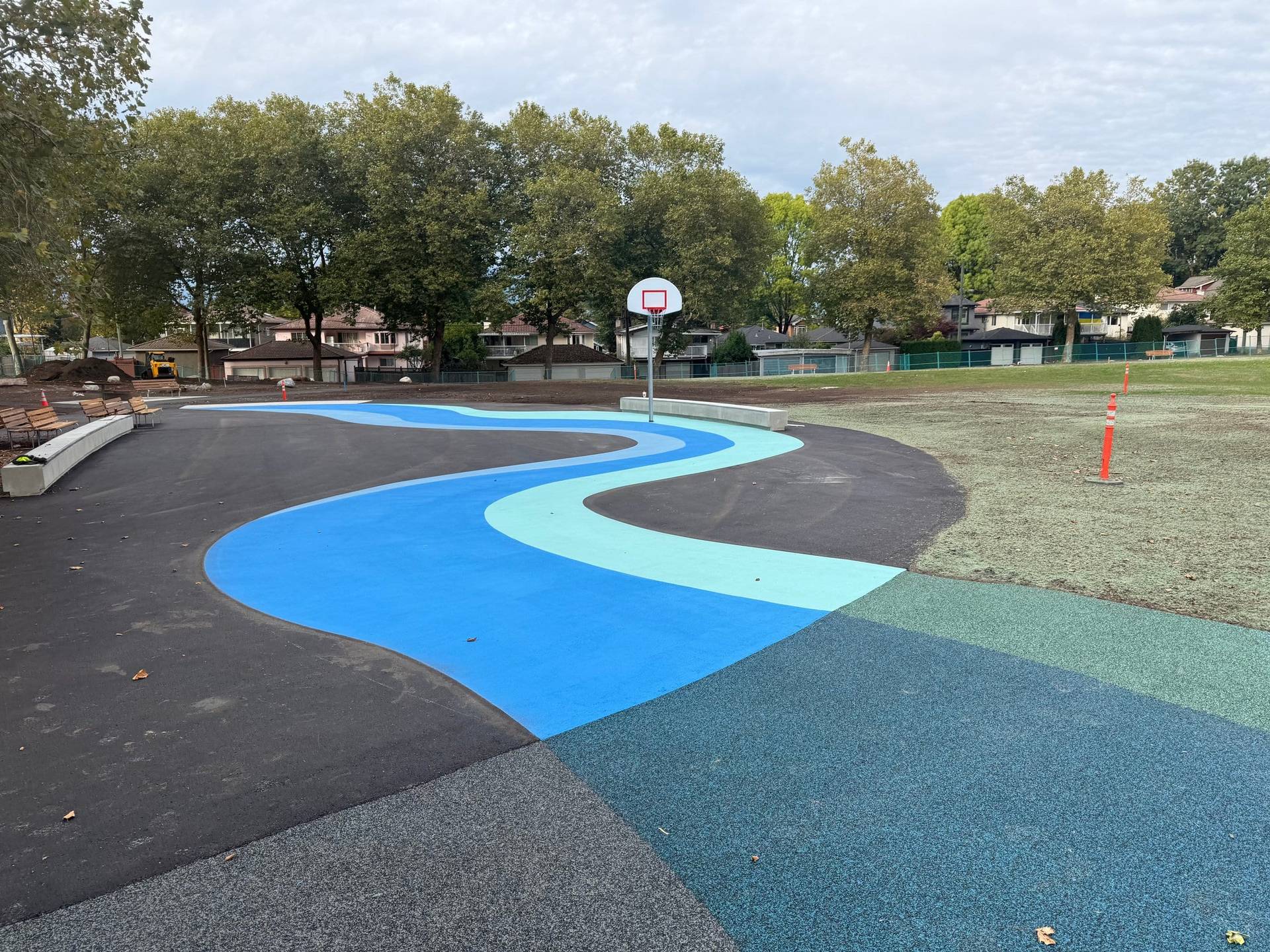 Park path surface