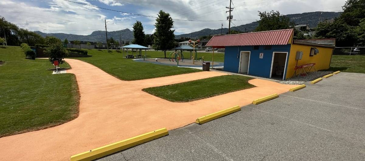 Solar-reflective pavement coating installation in Canada: urban heat island mitigation and LEED credit at an urban pathway