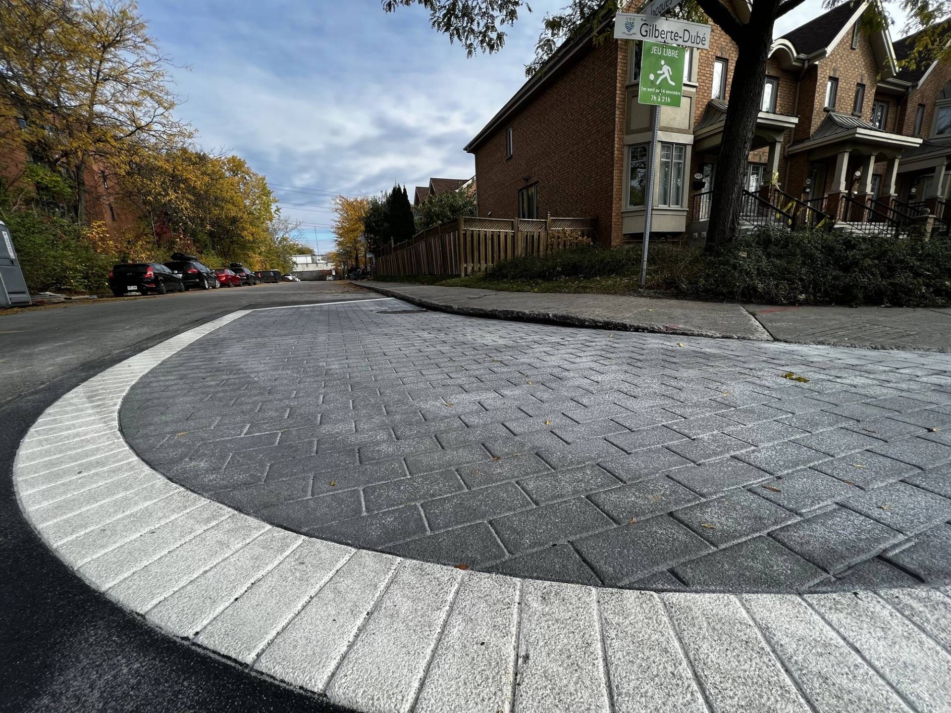 Traffic calming surface treatment