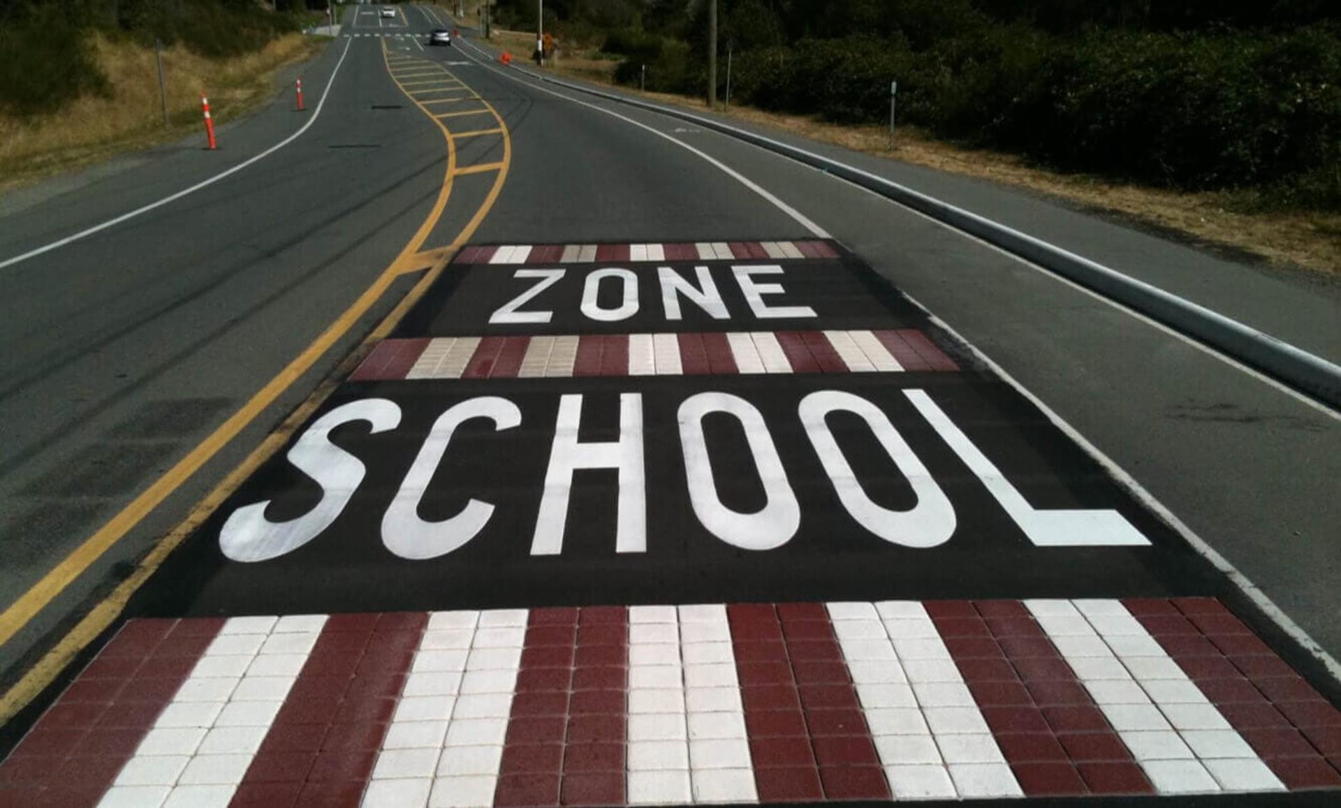 Traffic calming surface treatment