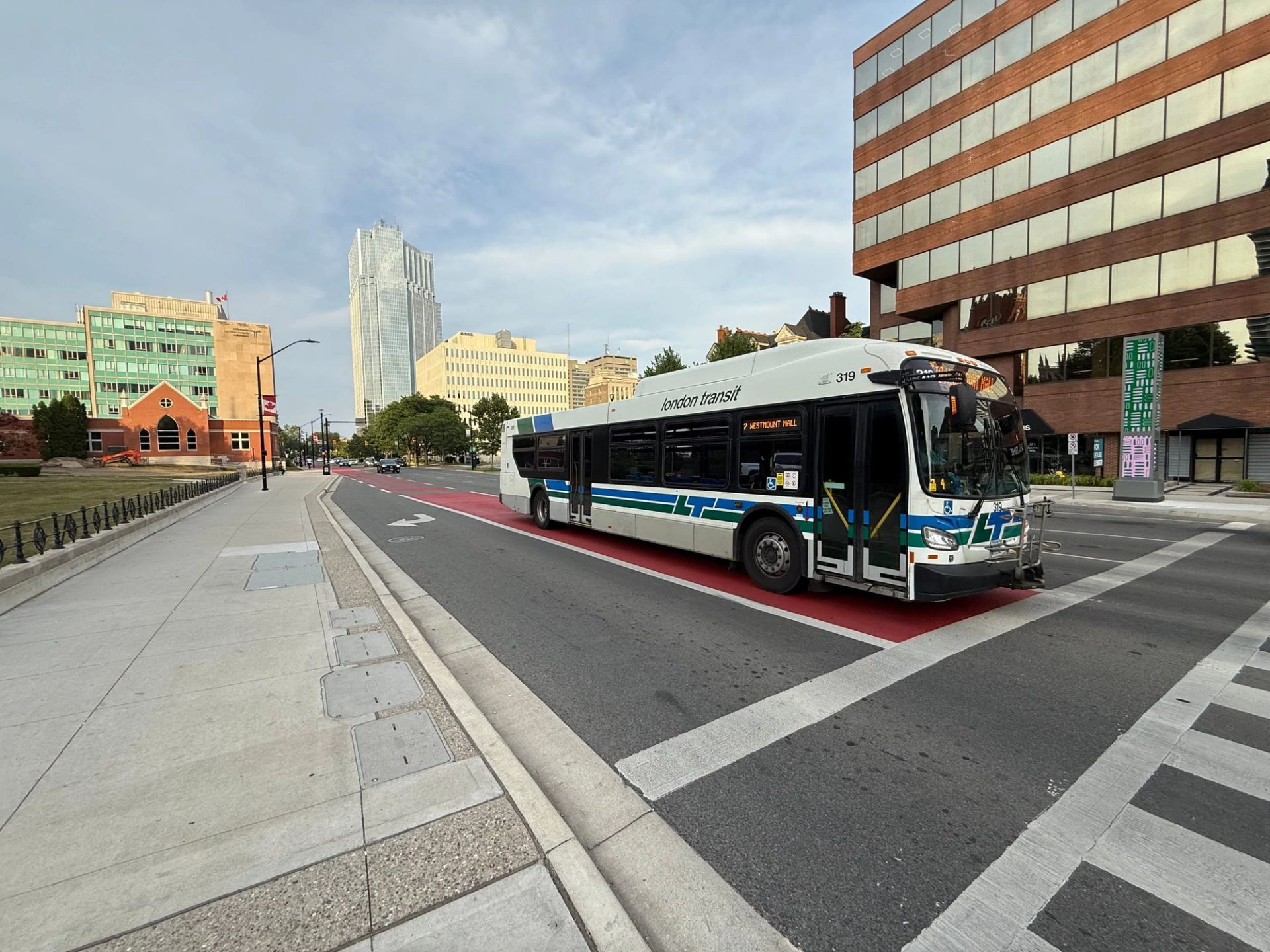 Bus lane marking, photo 1 of 36
