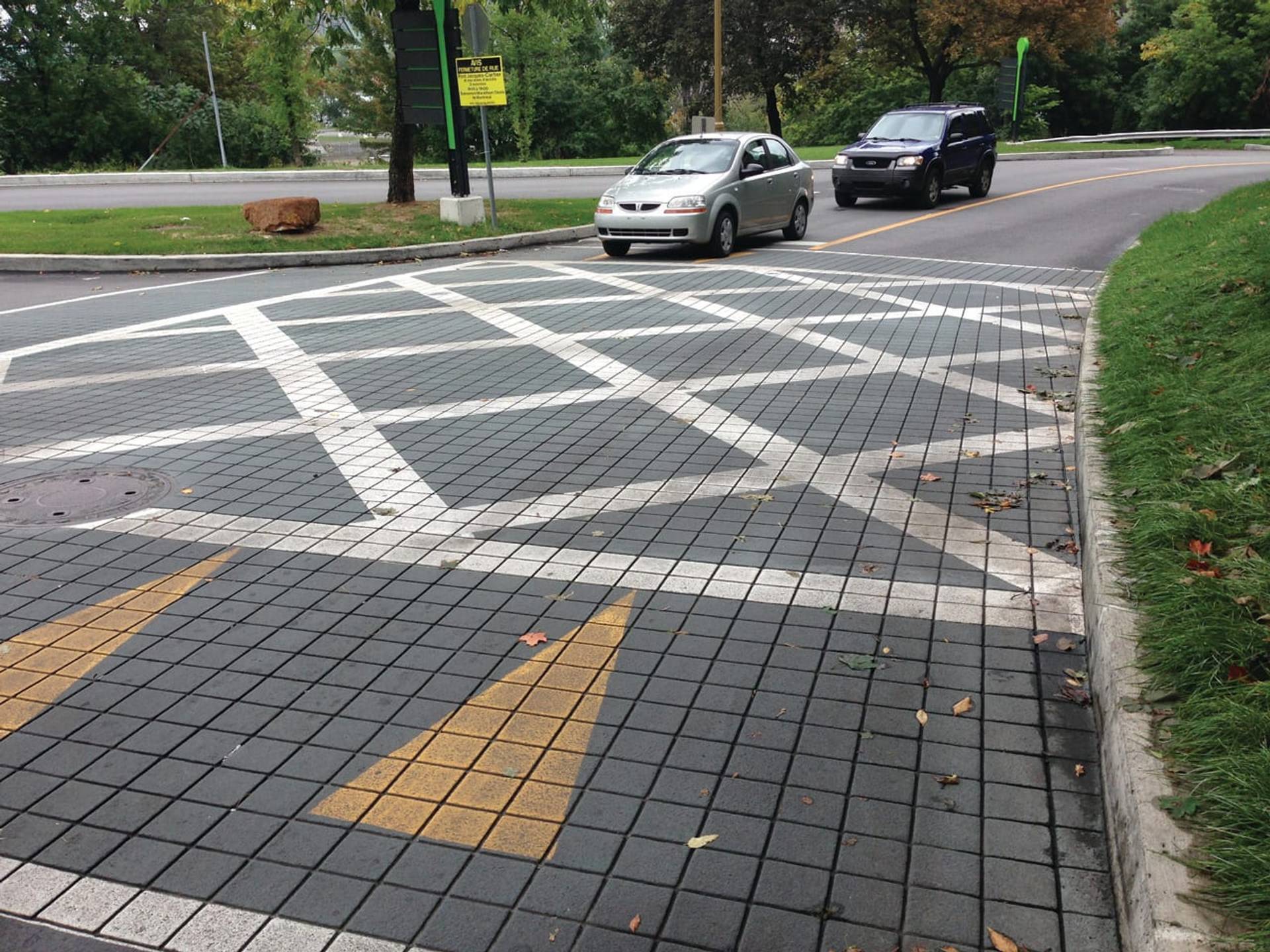 Traffic calming surface treatment