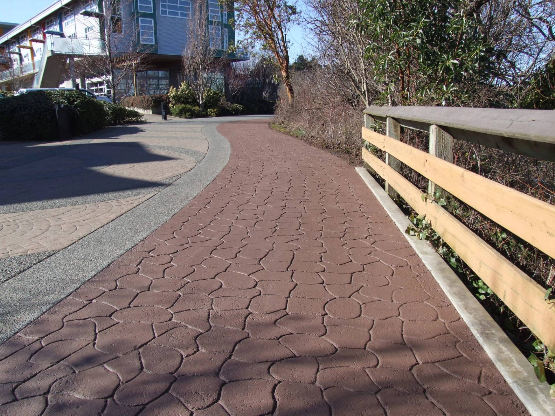 Park path surface