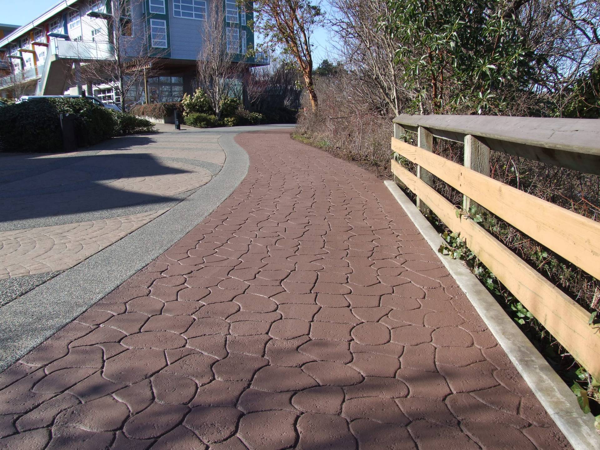 Park path surface