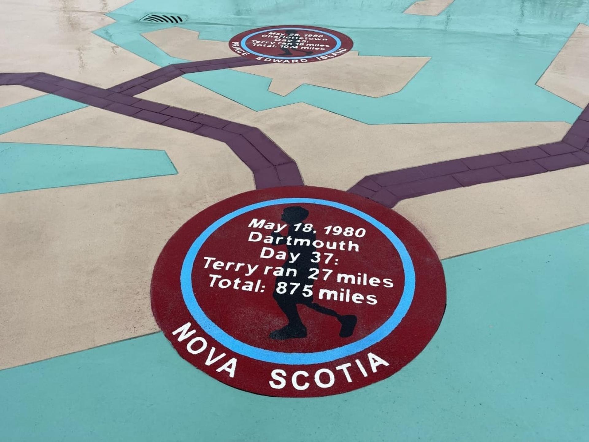 Terry Fox Decorative Asphalt Plaza