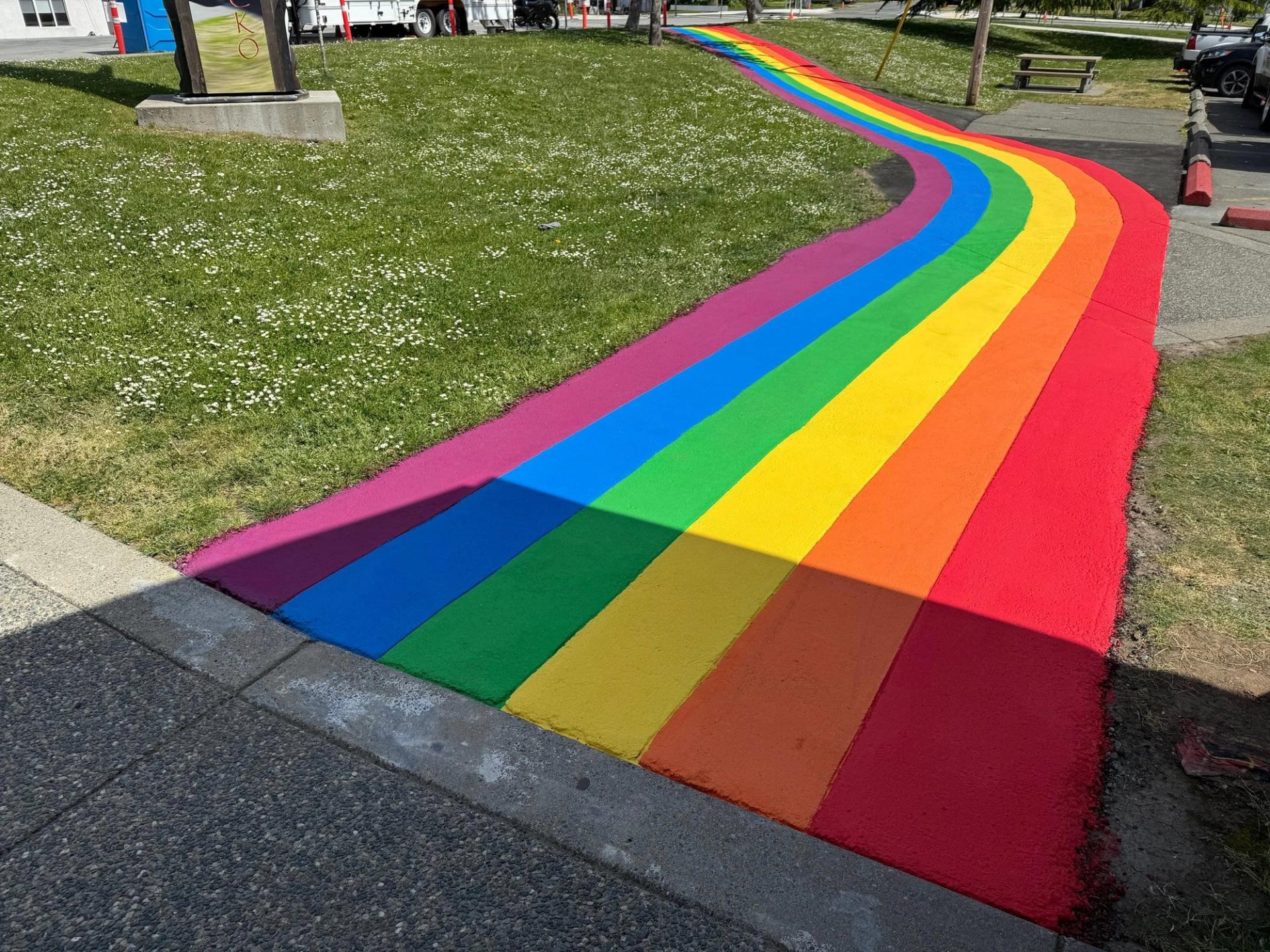 Park path surface