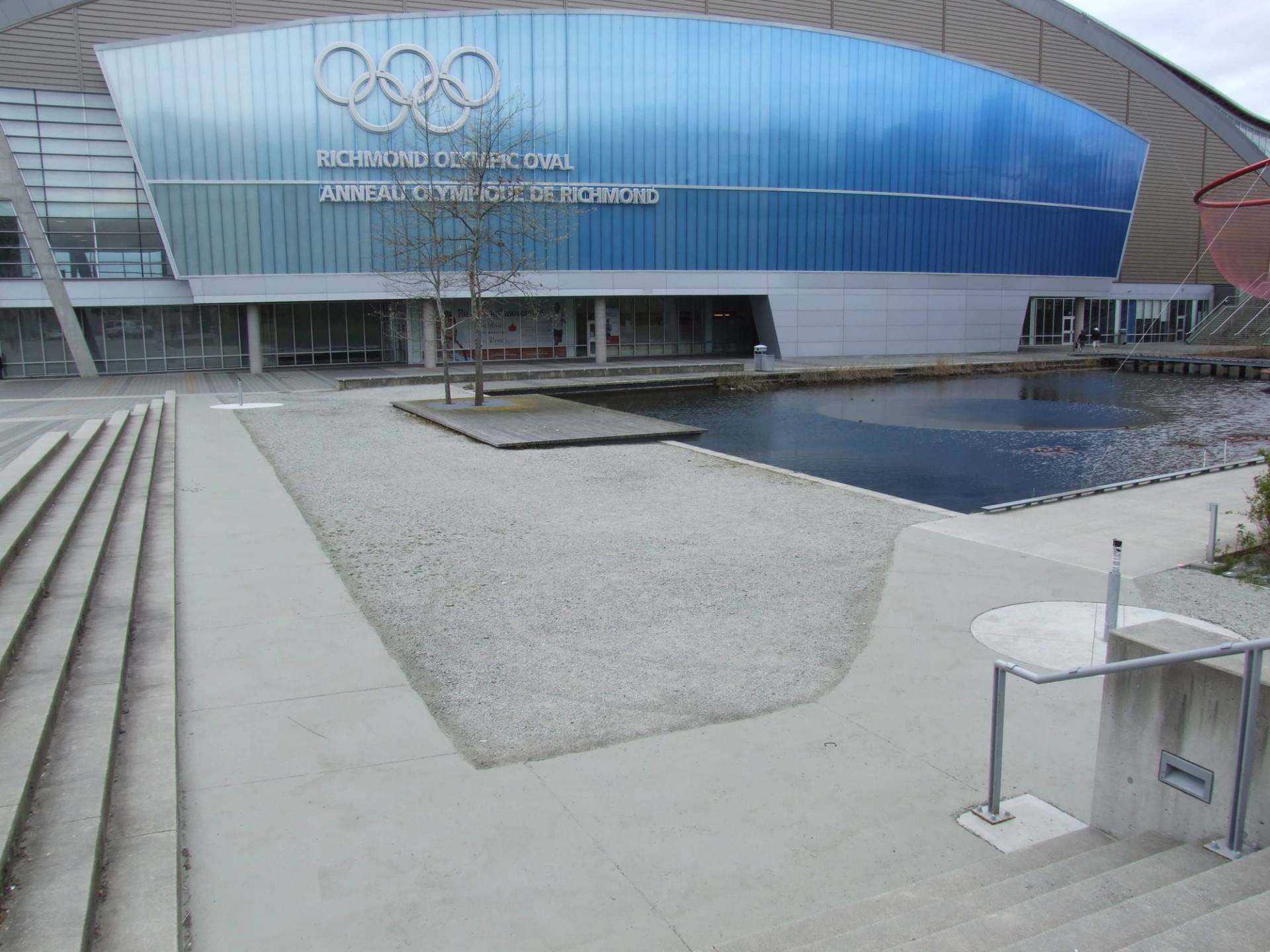 Canadian decorative plaza paving project by HUB Surface Systems at a market square in Canada
