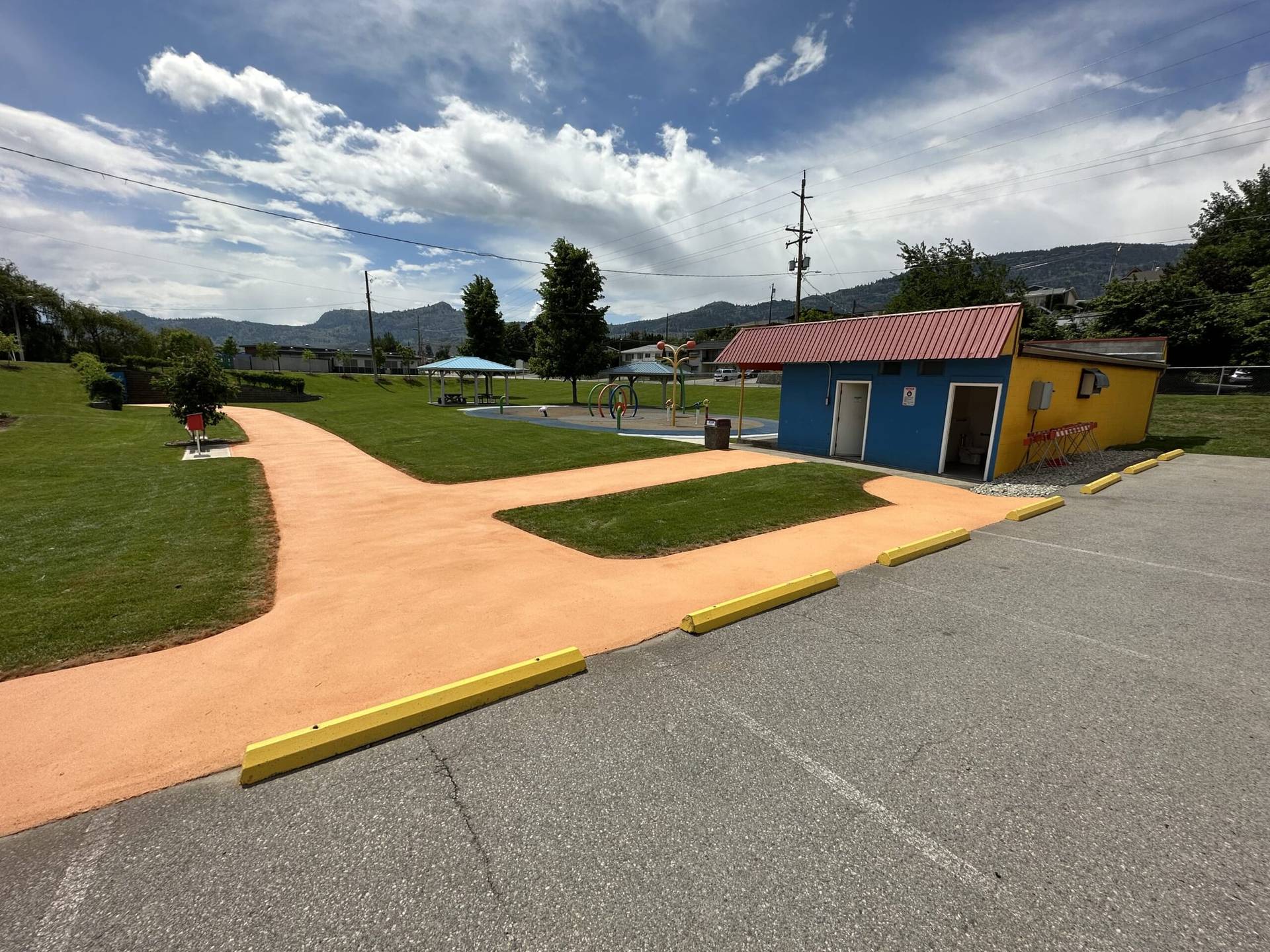StreetBondSR solar-reflective coating installation in Canada: cooler surfaces that can contribute to LEED heat-island credits at a courtyard surface
