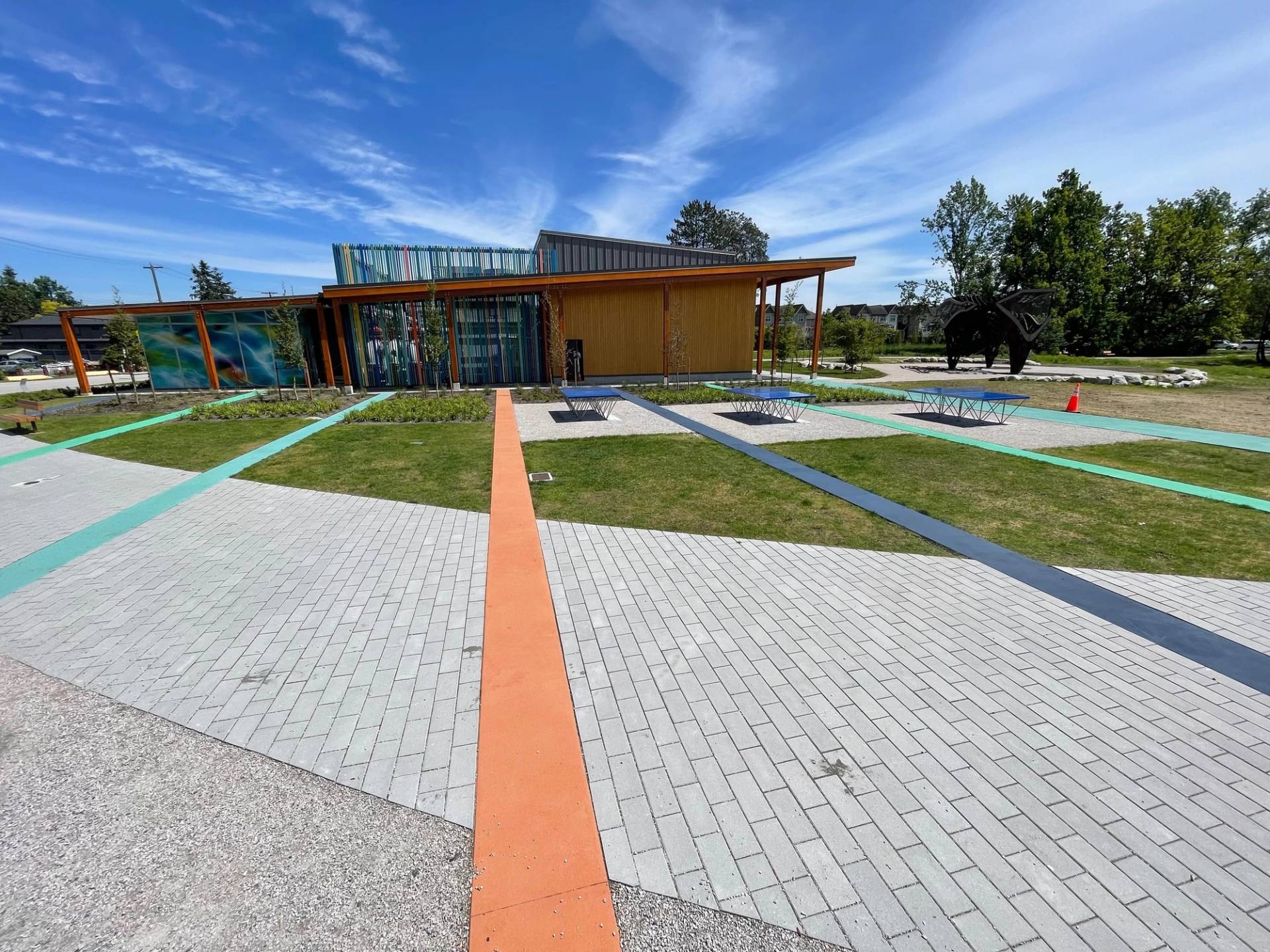 Park path surface