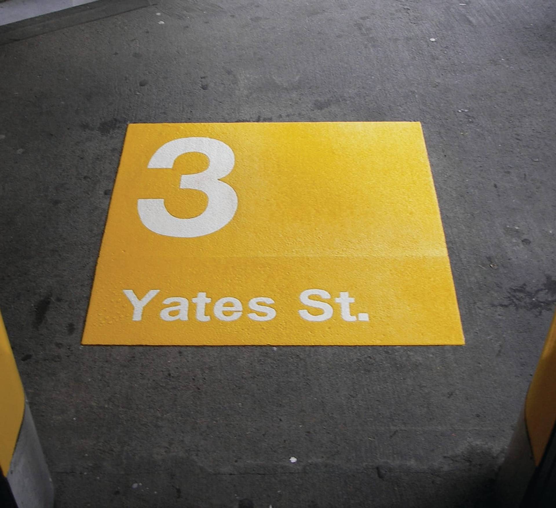 Community branding pavement graphics