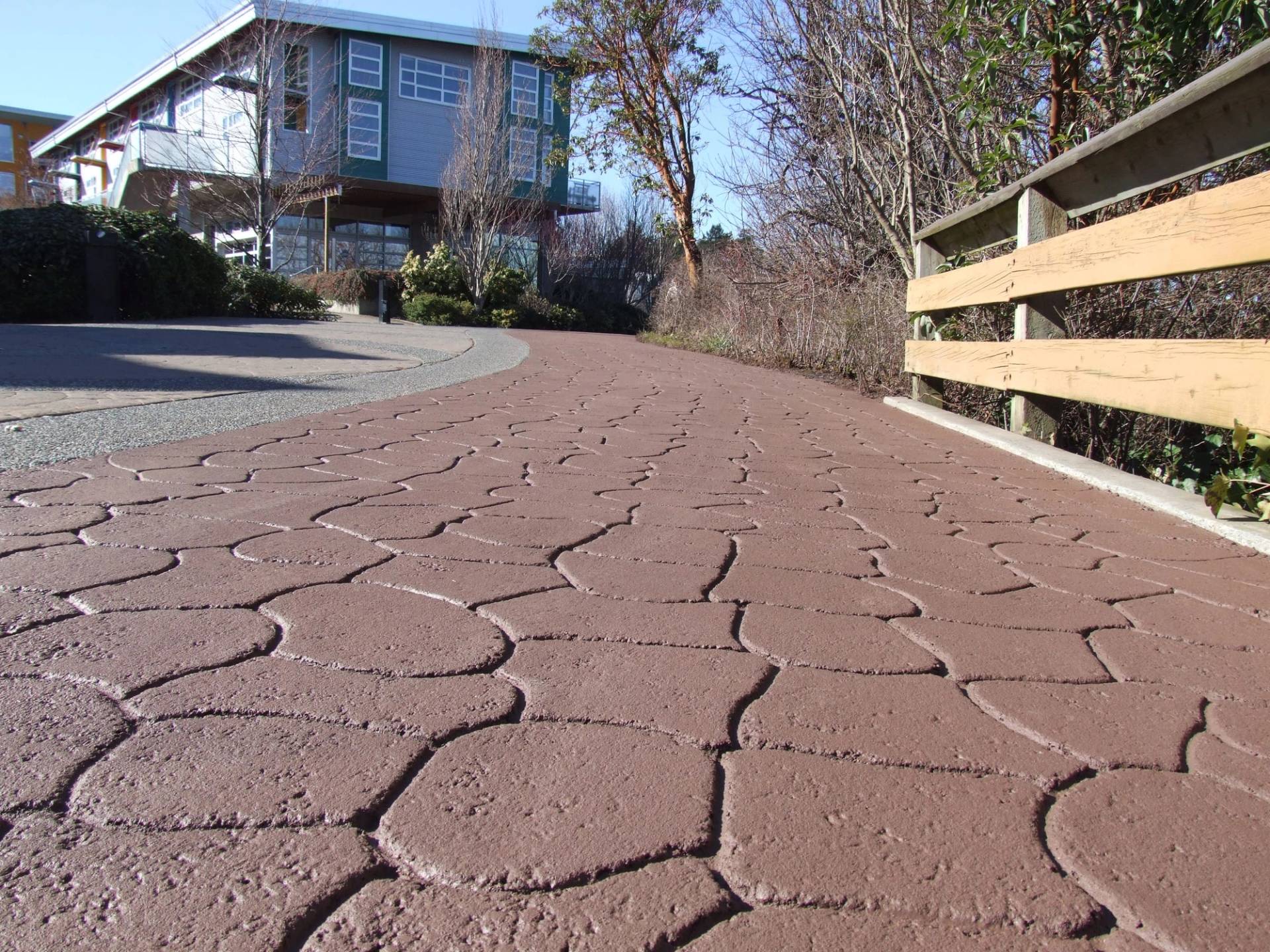Townhome development paving