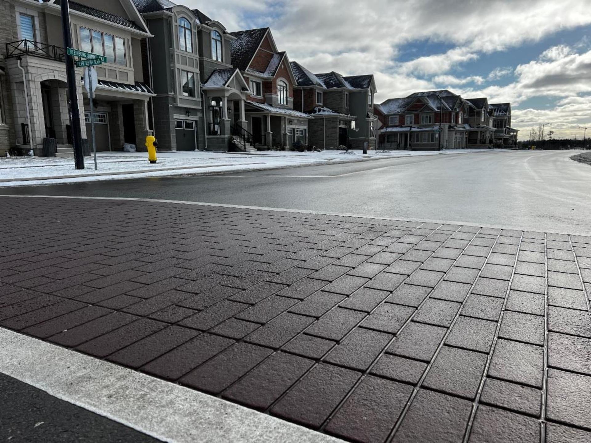 Heritage Crosswalks in Woodbridge: How TrafficPatternsXD Delivered the Look Without the Liability
