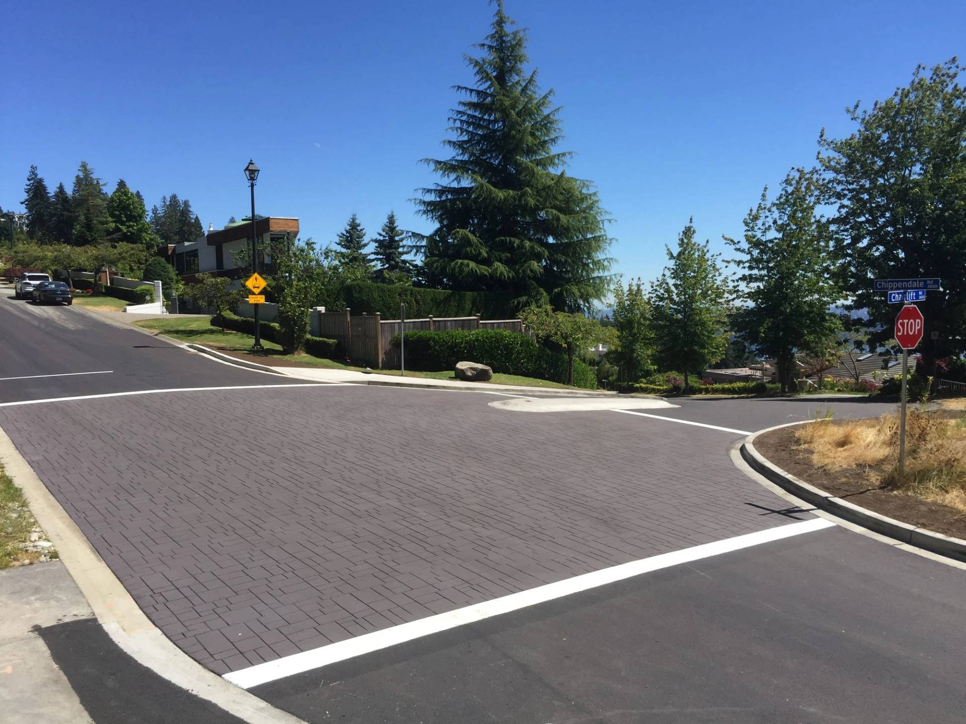 Traffic calming surface treatment