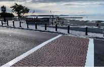 New White Rock Pier Decorative Crosswalk