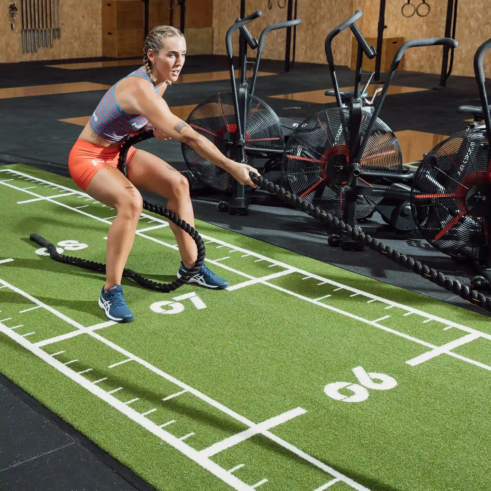 Elysium artificial gym turf at CrossFit 03130