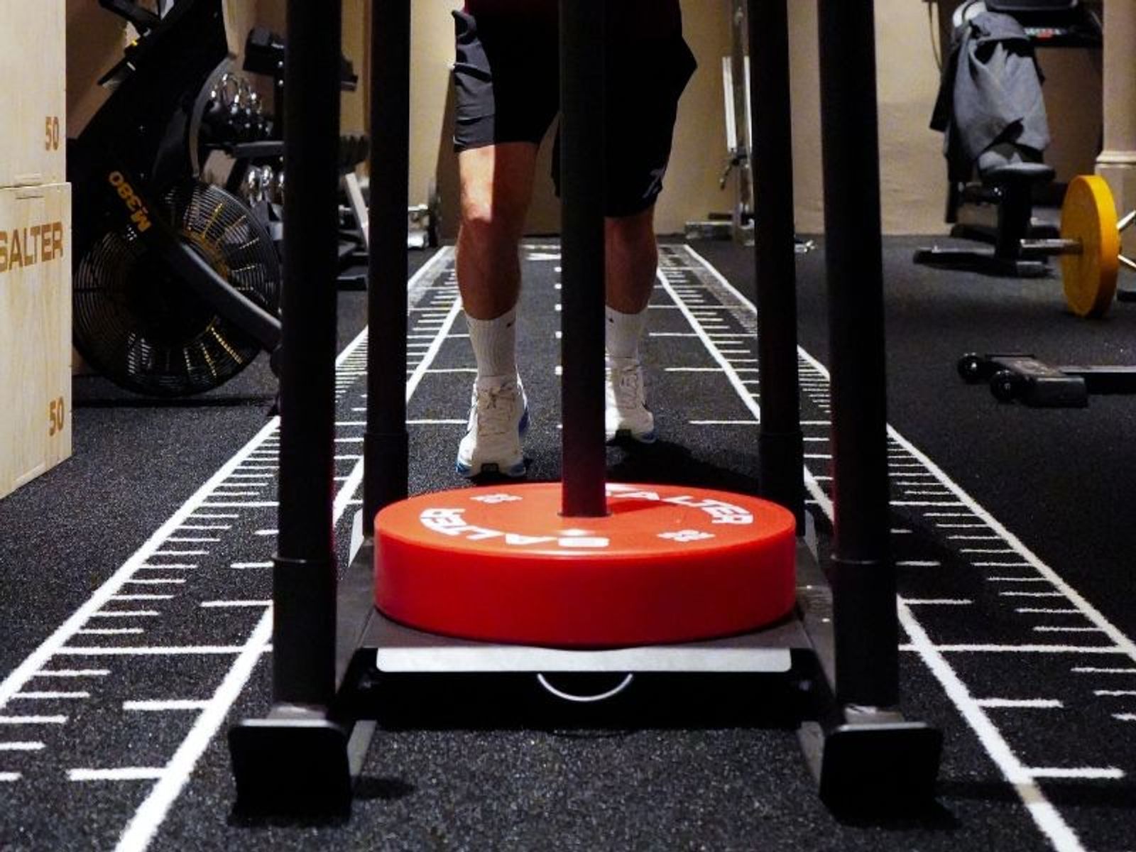 Sled push sobre la pista de Craft