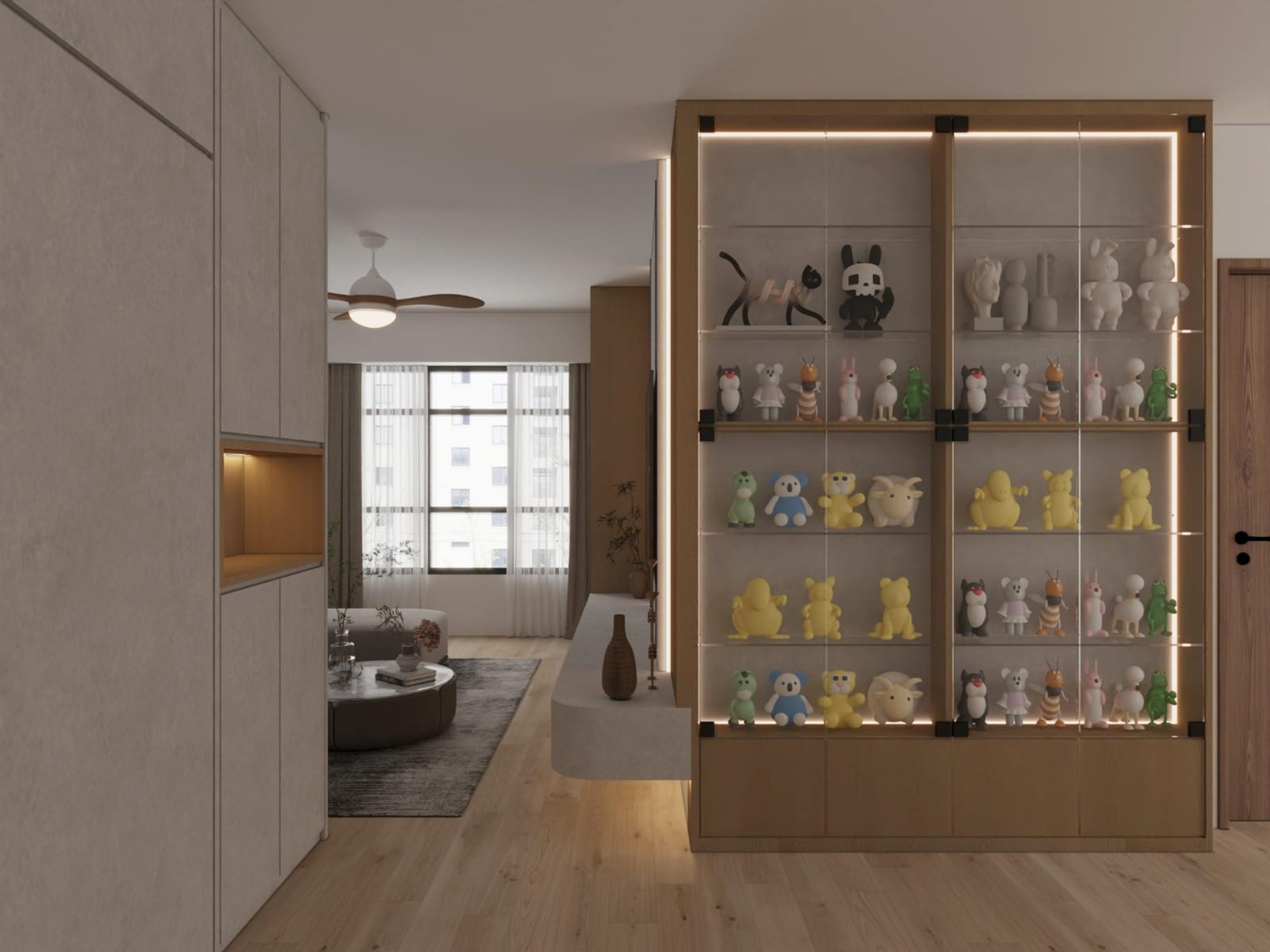 Display cabinet — 55 Owen Road