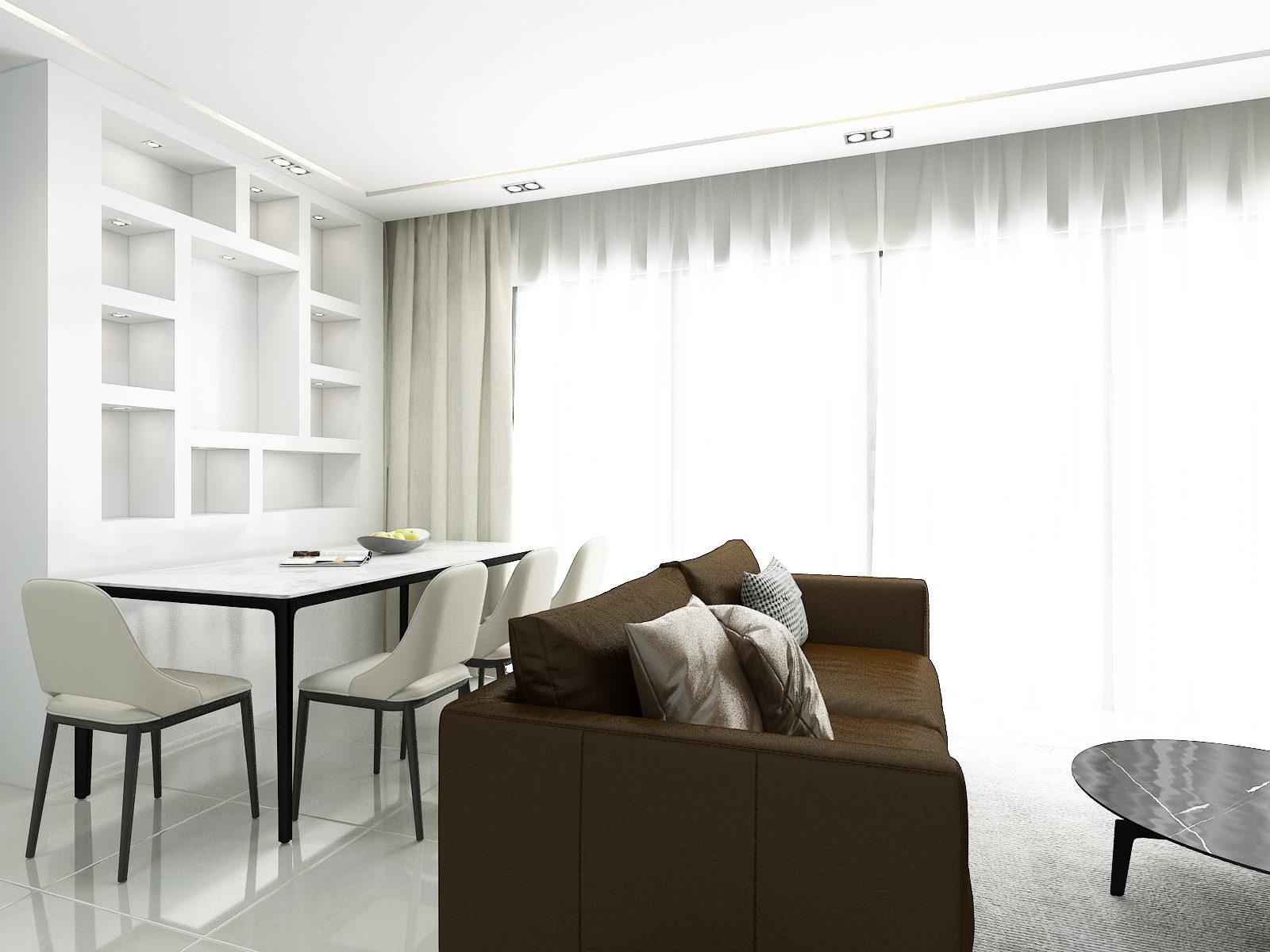 Living & dining — Dairy Farm Residences