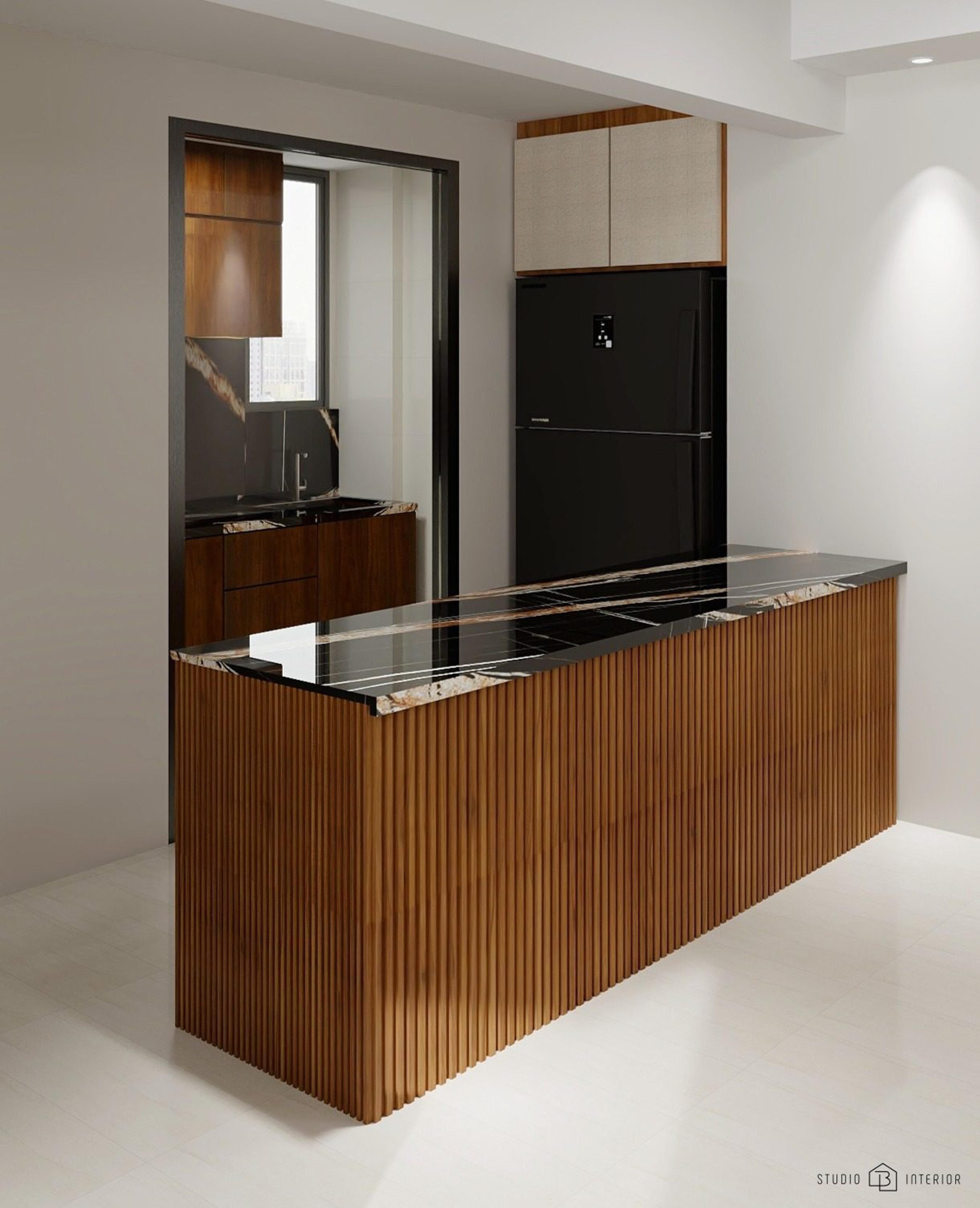 Kitchen island — Flo Residence