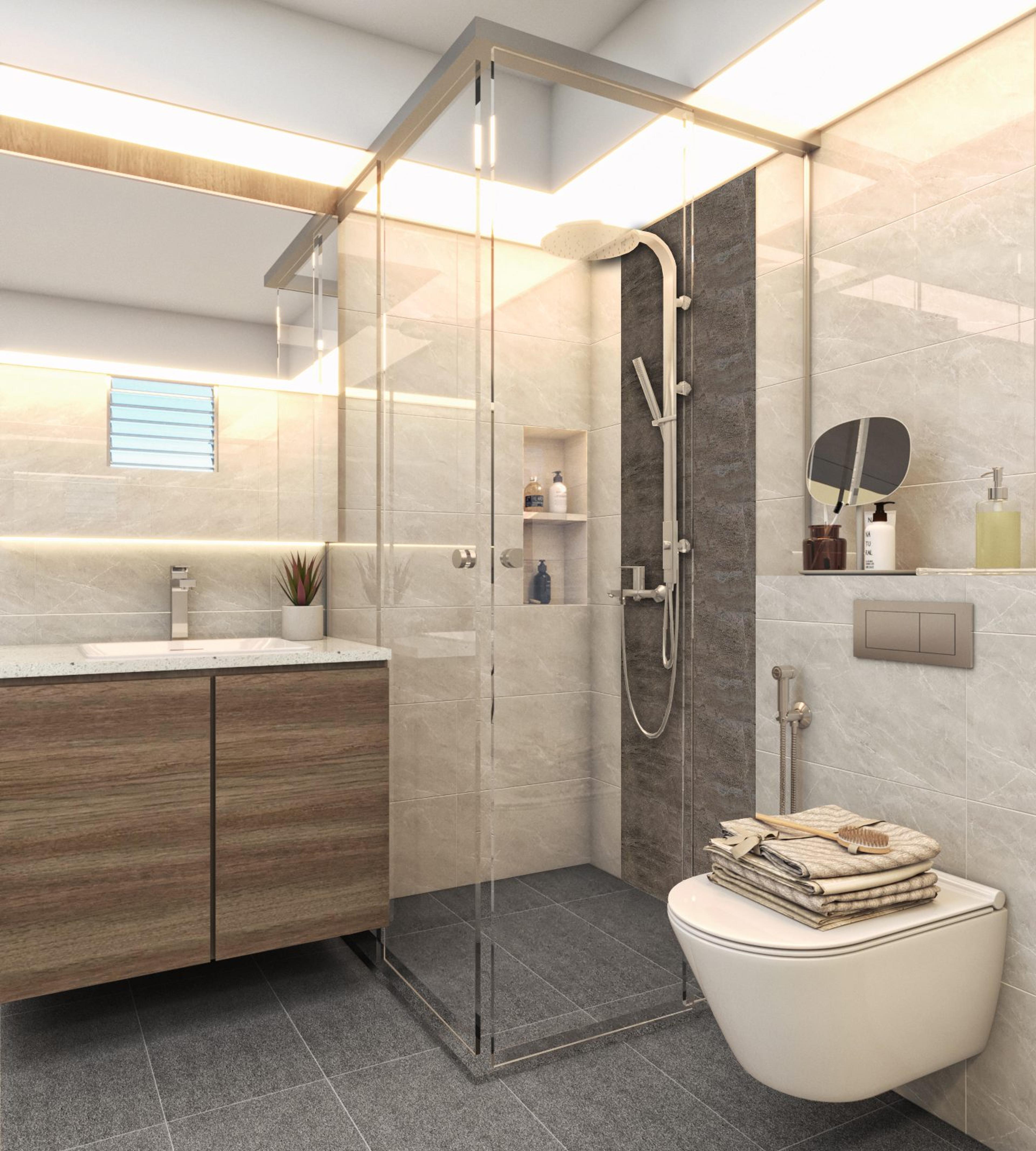 Main bathroom — 420 Northshore