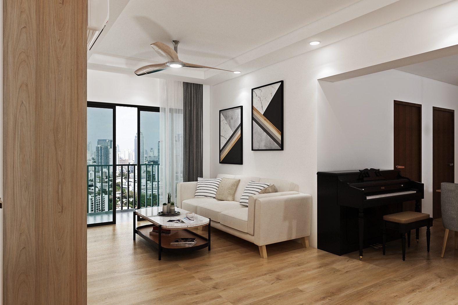 Living room — 420 Northshore