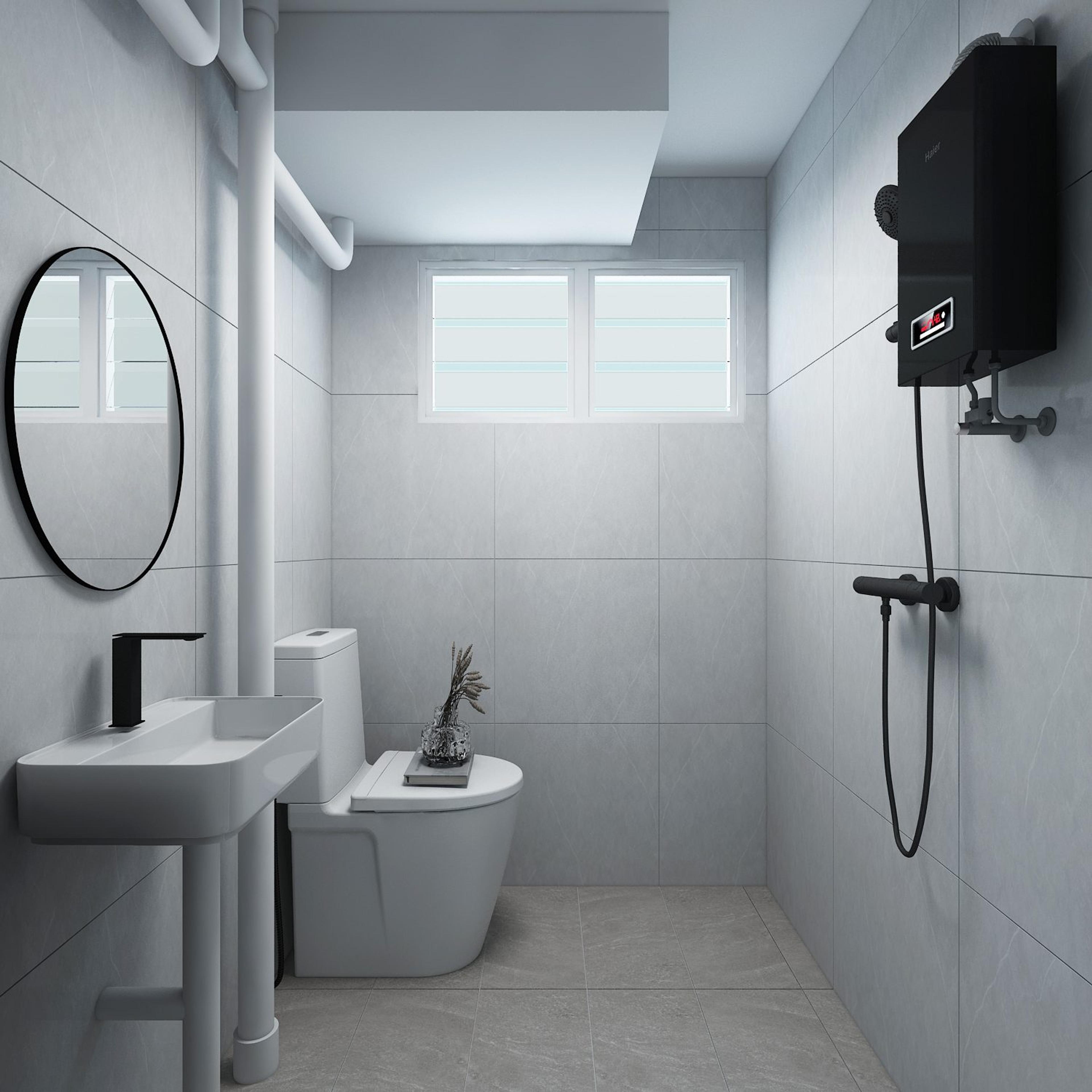 Common bathroom — 202 Bedok North