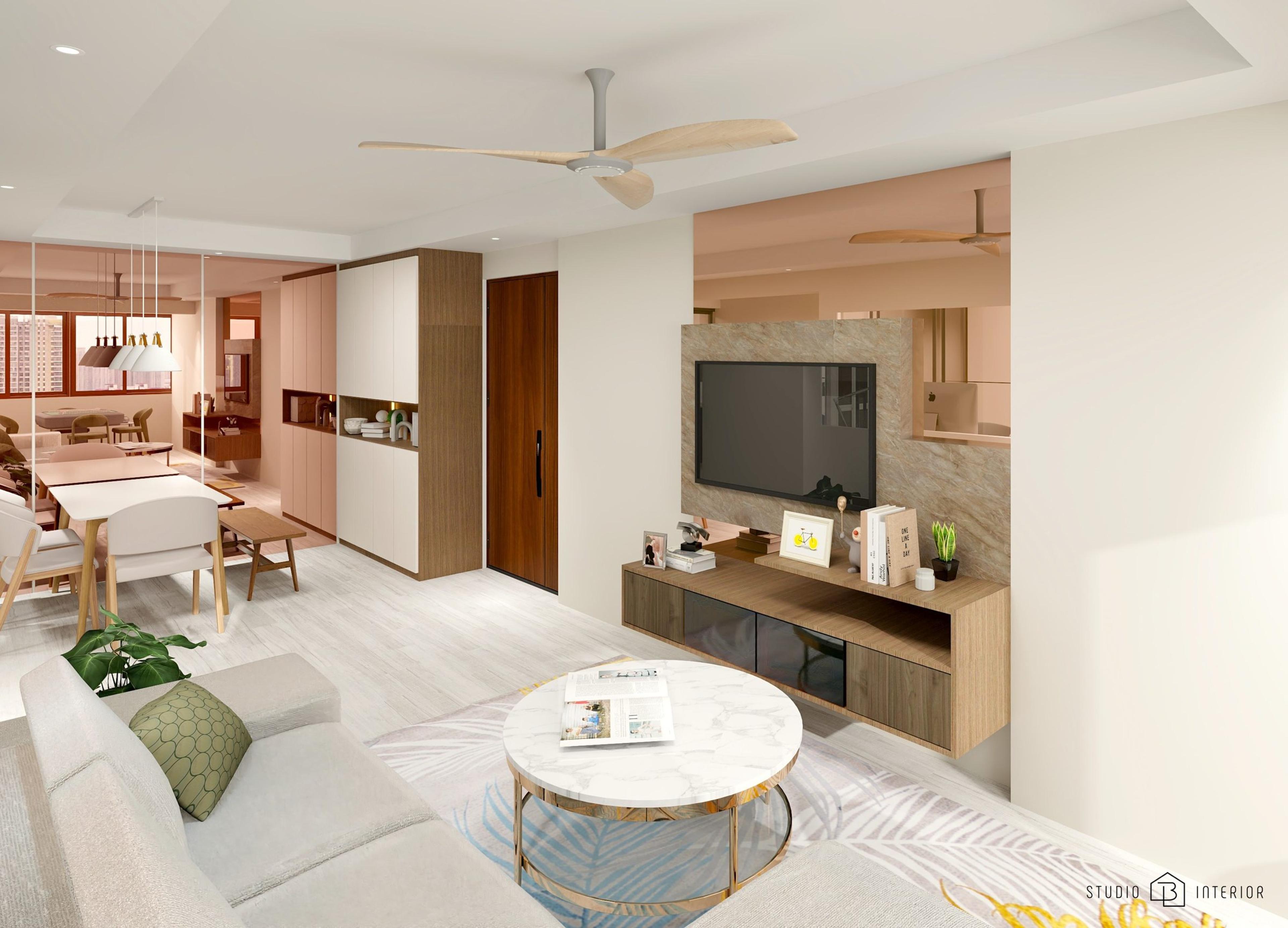 Living room — 99 Whampoa Drive