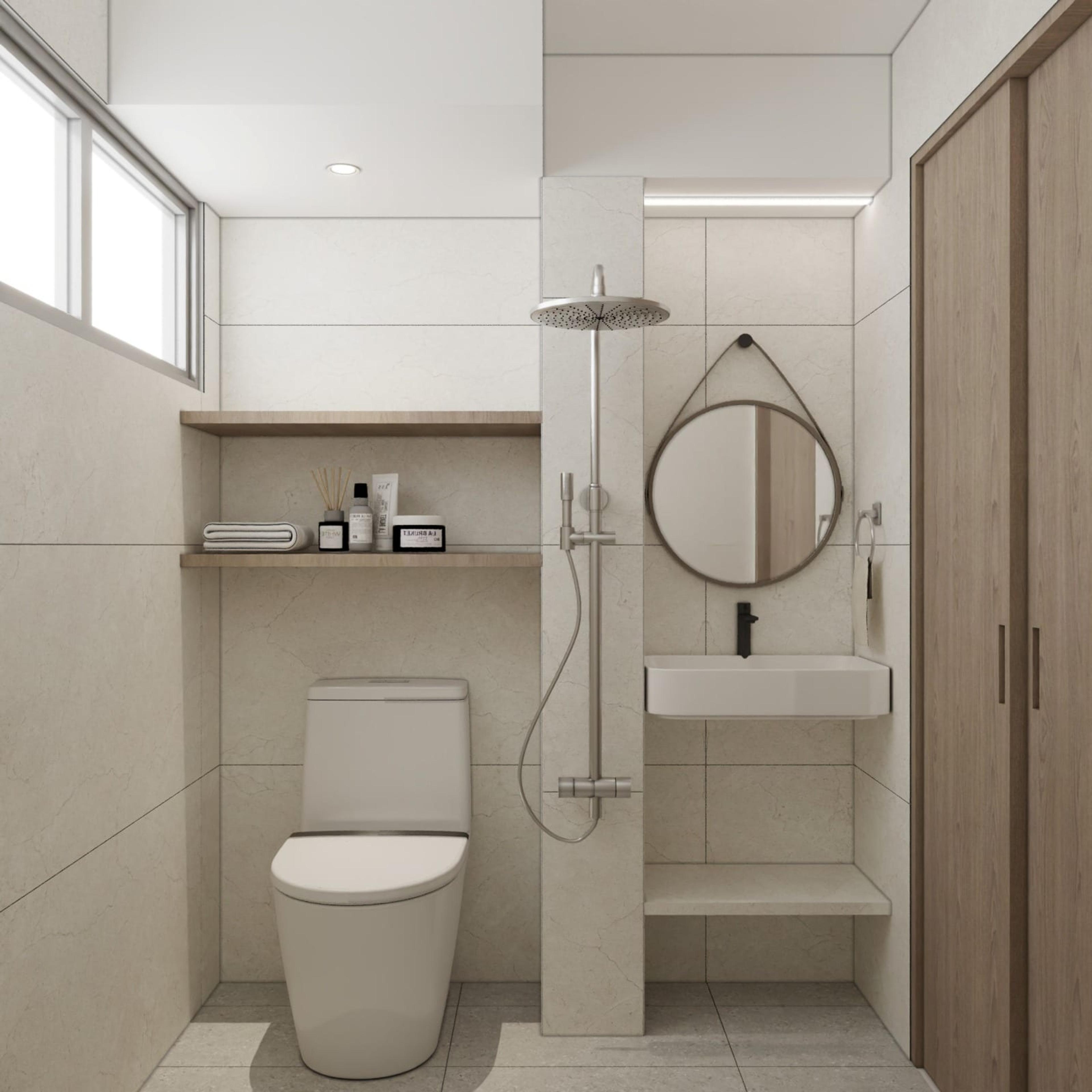 Common bathroom — 517 Bedok North