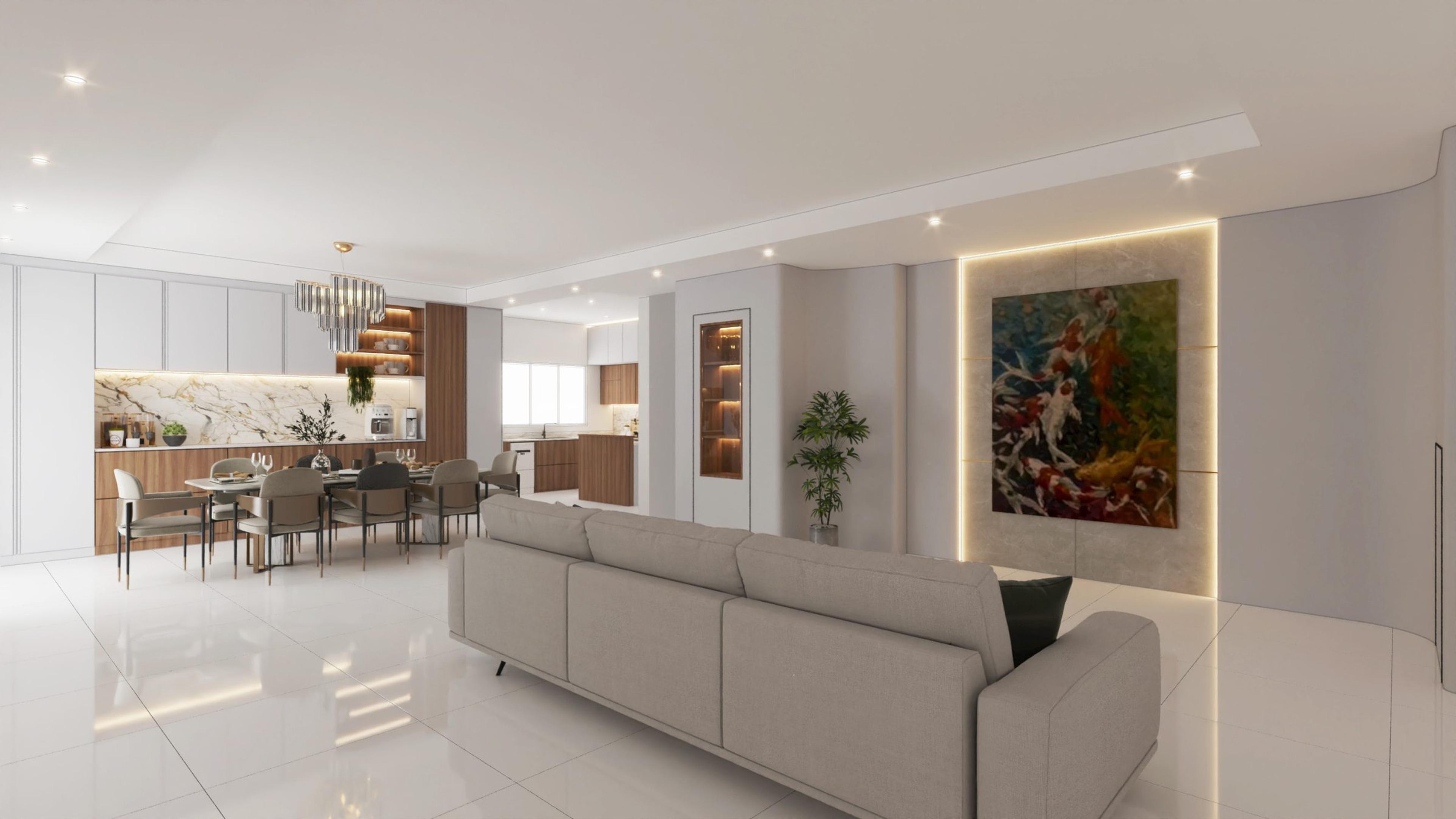 Living & dining — 1 Linden Drive