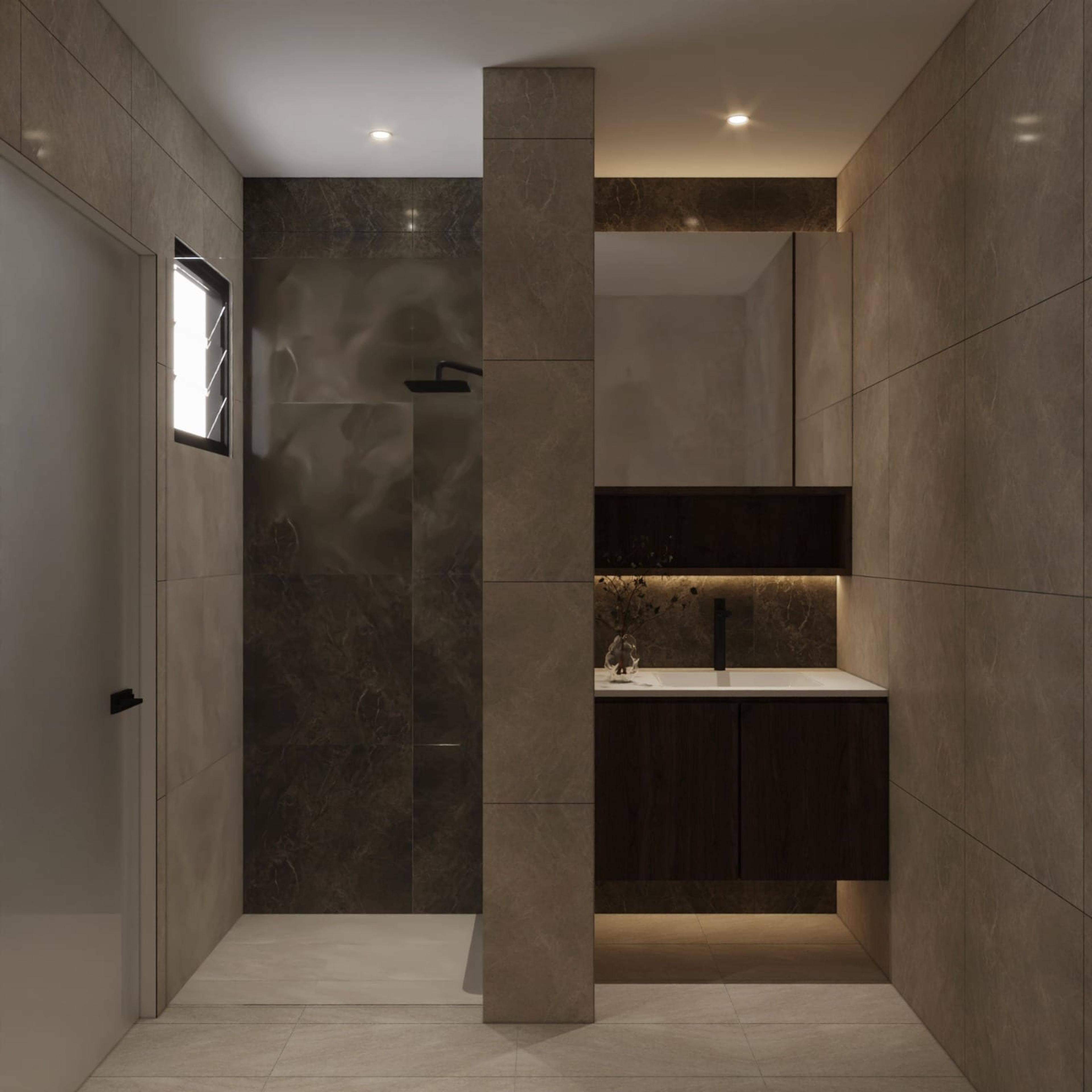 Master bathroom — 121 Bukit Batok