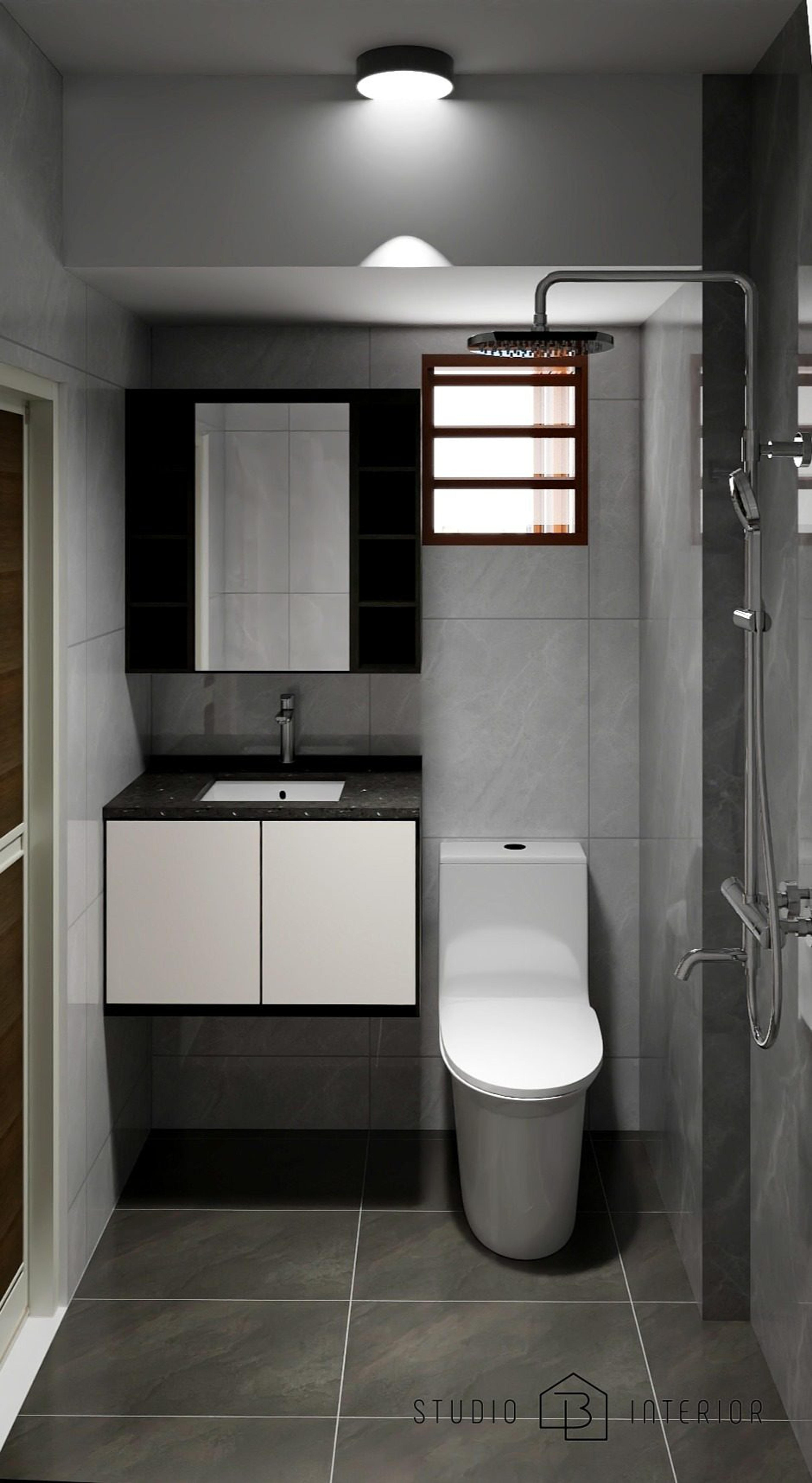 Master bathroom — 99 Whampoa Drive