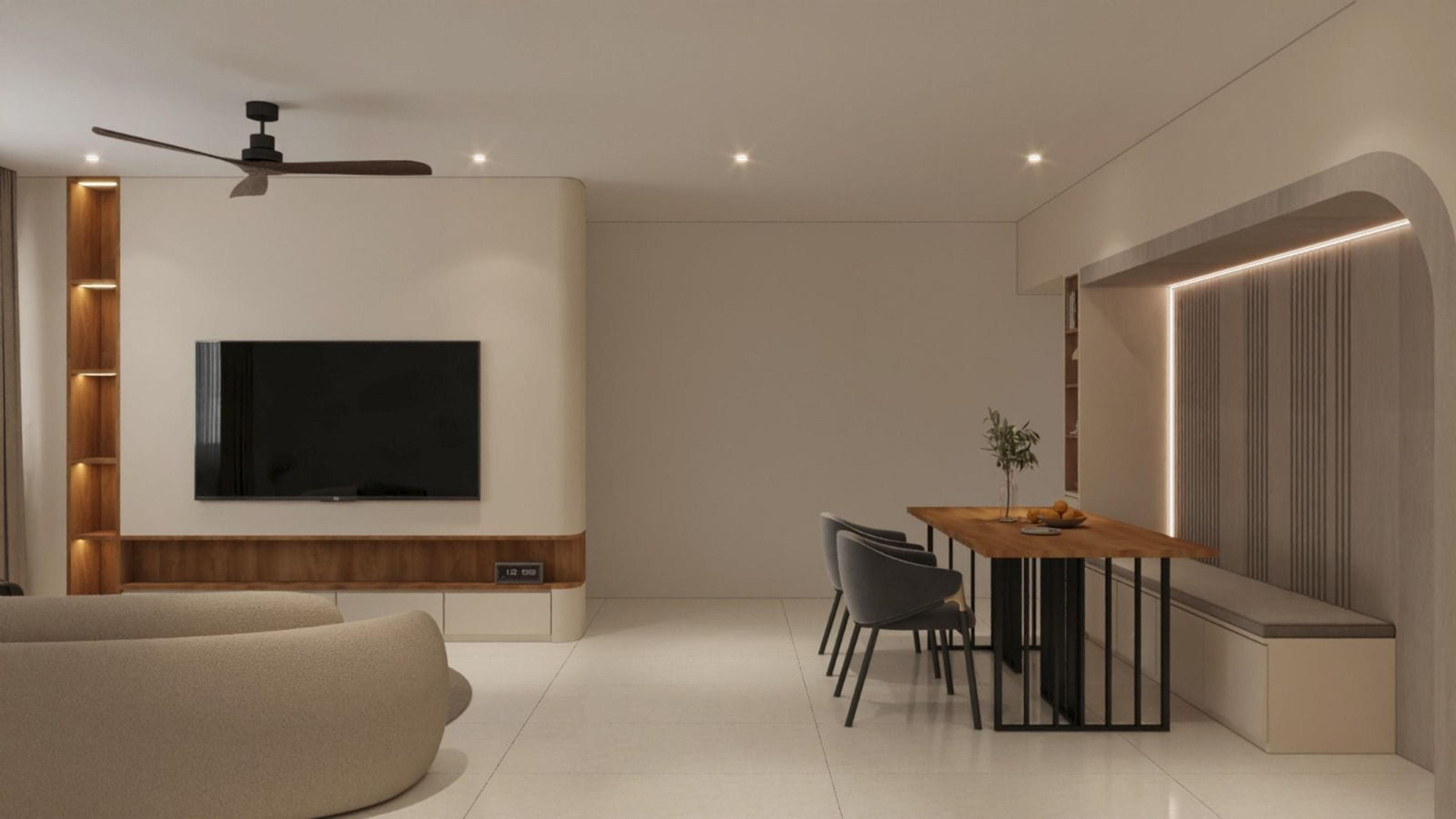 Living & dining — 517 Bedok North