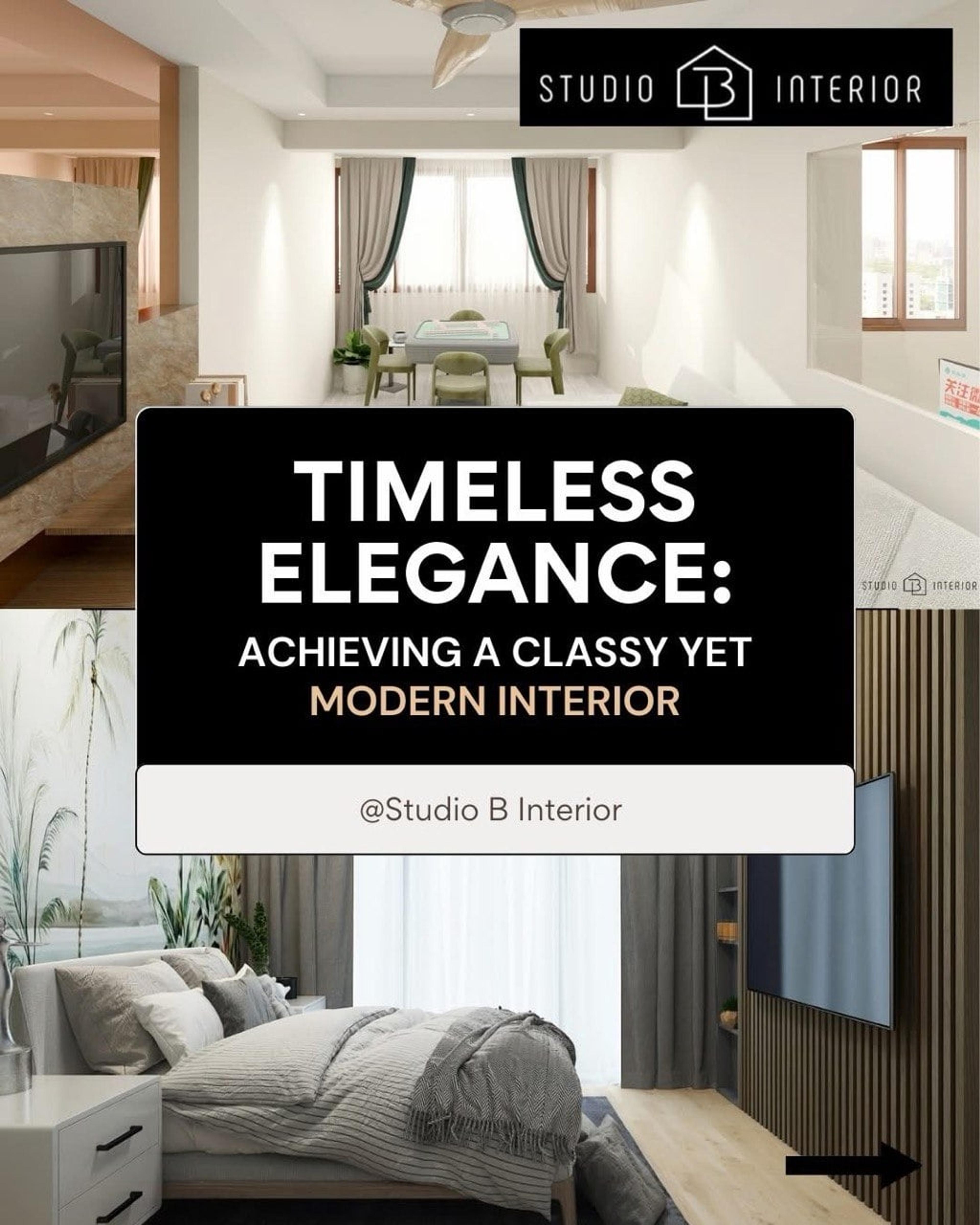 Timeless elegance: achieving a classy yet modern interior