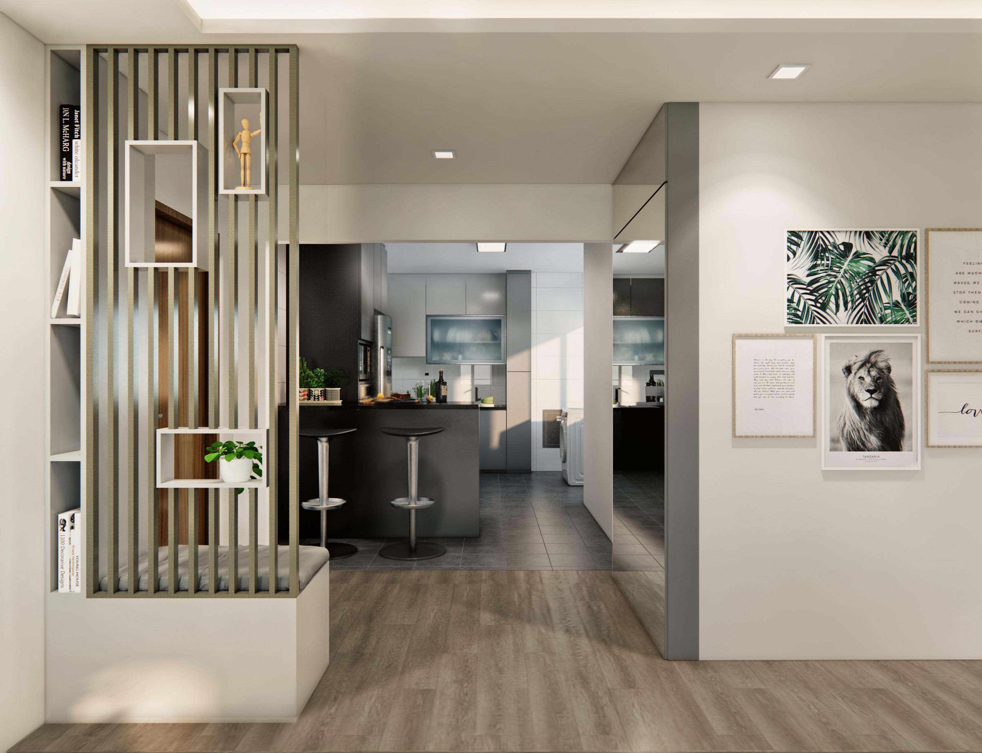 Foyer & shoe cabinet — 113 Pasir Ris