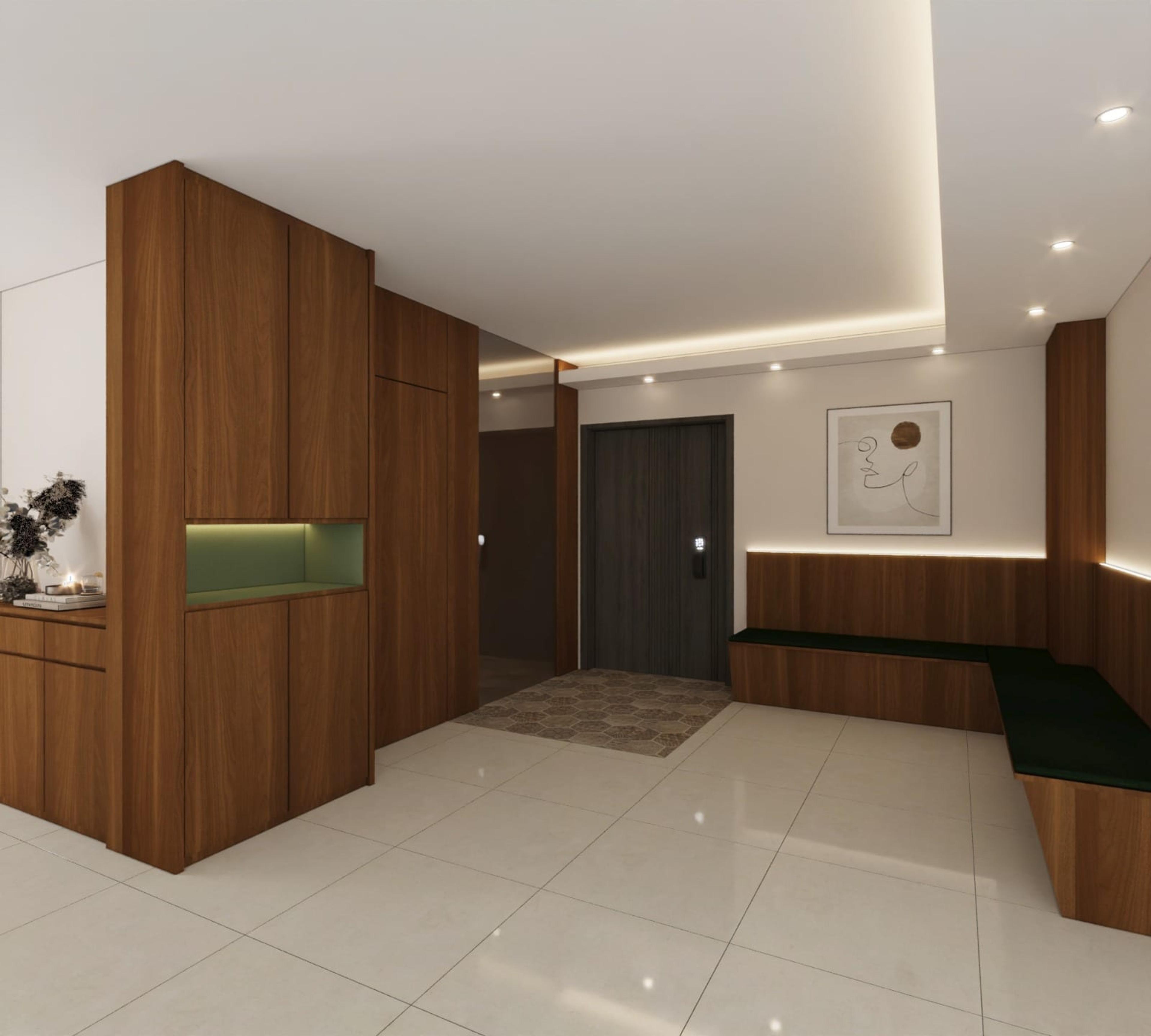 Foyer & dining — Kim Tian