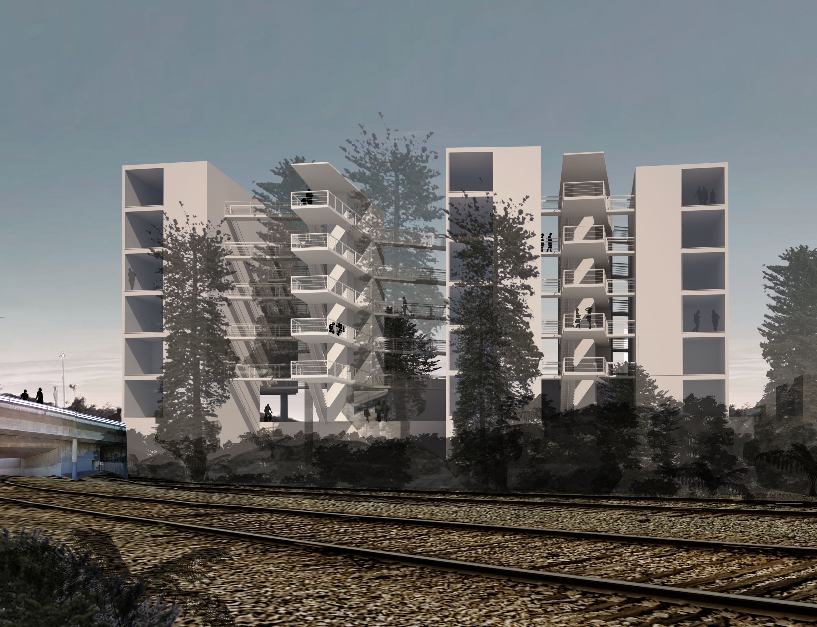 AW Strategy 2 for Akepiro Street, Mixed-use Housing Competition