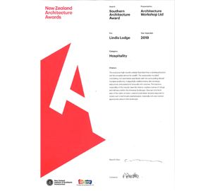 NZIA (Southern) Hospitality Architecture Award