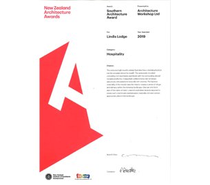 NZIA (Southern) Hospitality Architecture Award