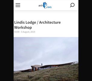 ArchDaily reviews the Lindis Lodge