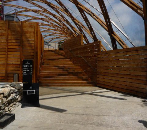AW’s Waitomo Caves Visitor Centre Published in A+U Journal
