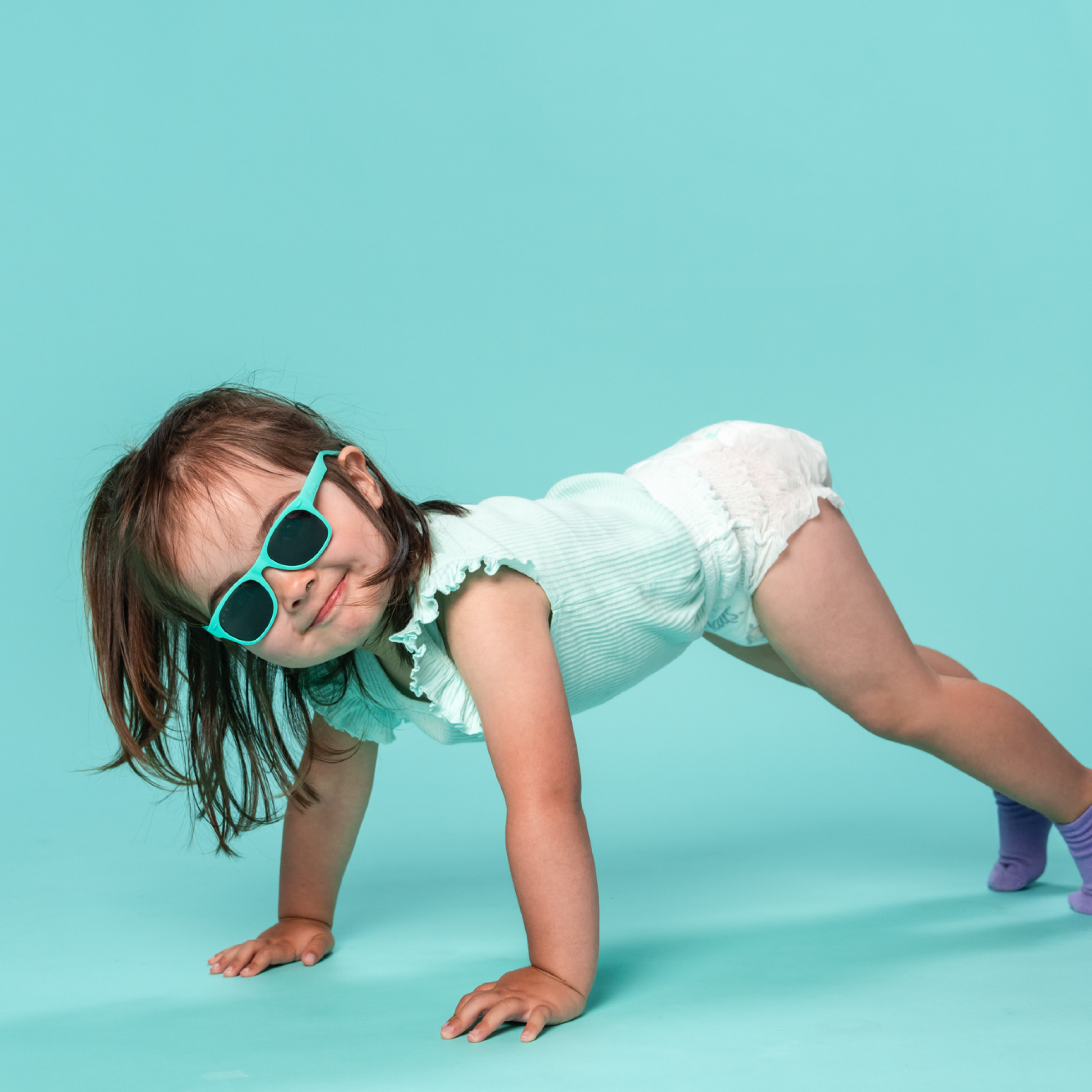 Toddler with sunglasses