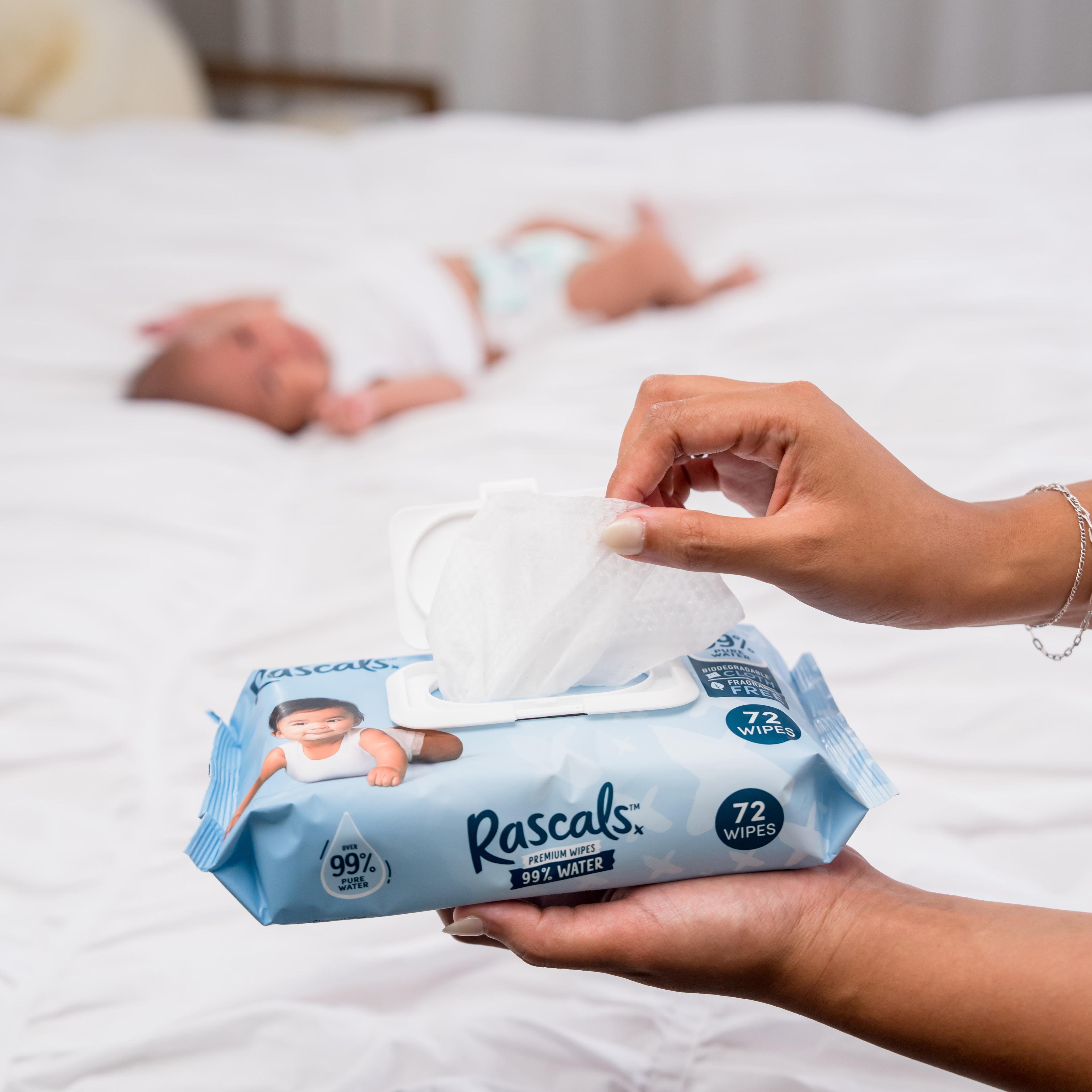 Rascals 99% Water Premium Wipes
