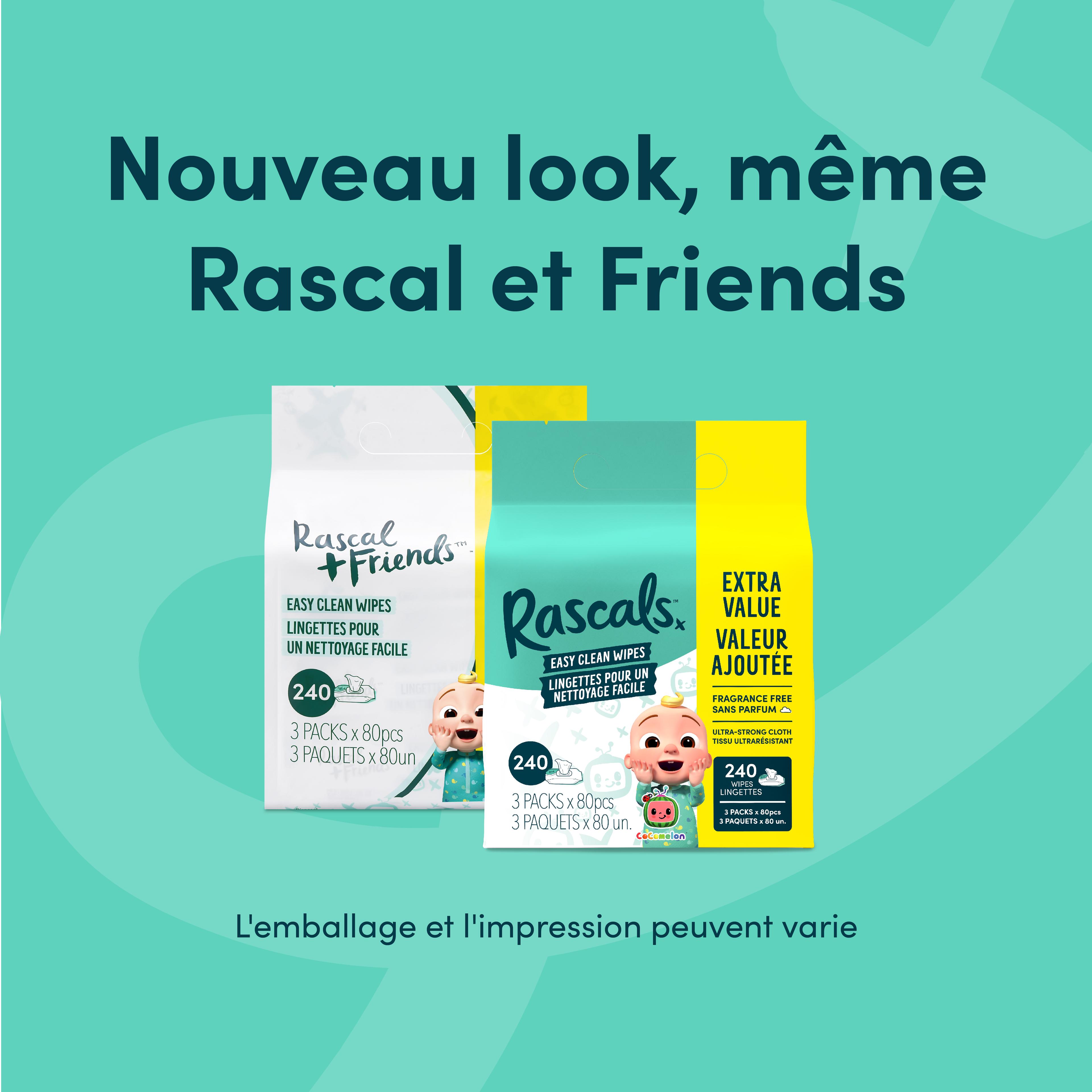 Lingettes Easy Clean Rascals