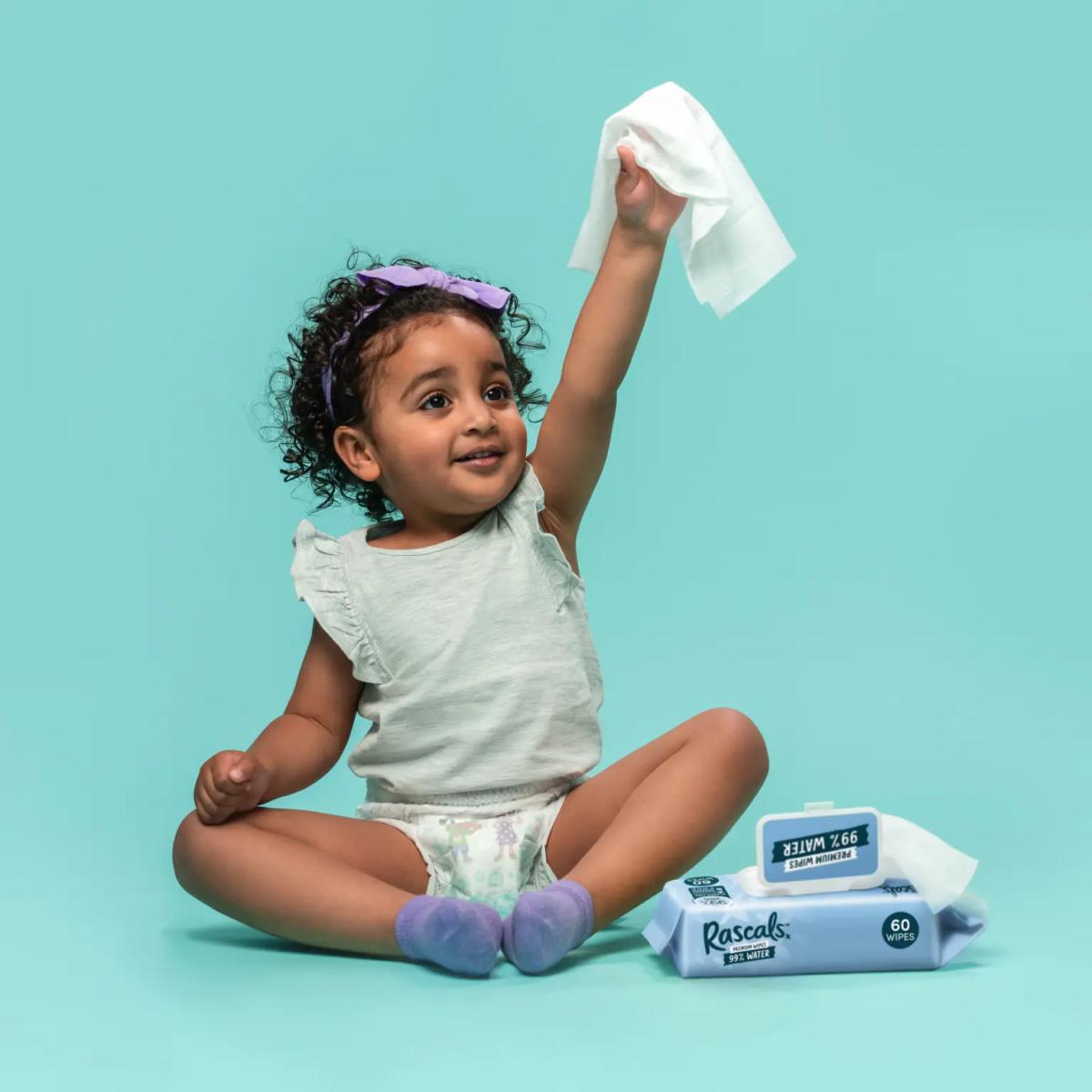 99% Water Premium Wipes | Rascals