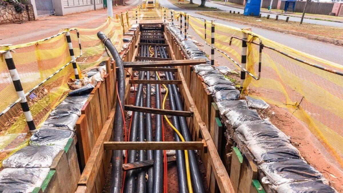 SLC field engineering on an underground power distribution project