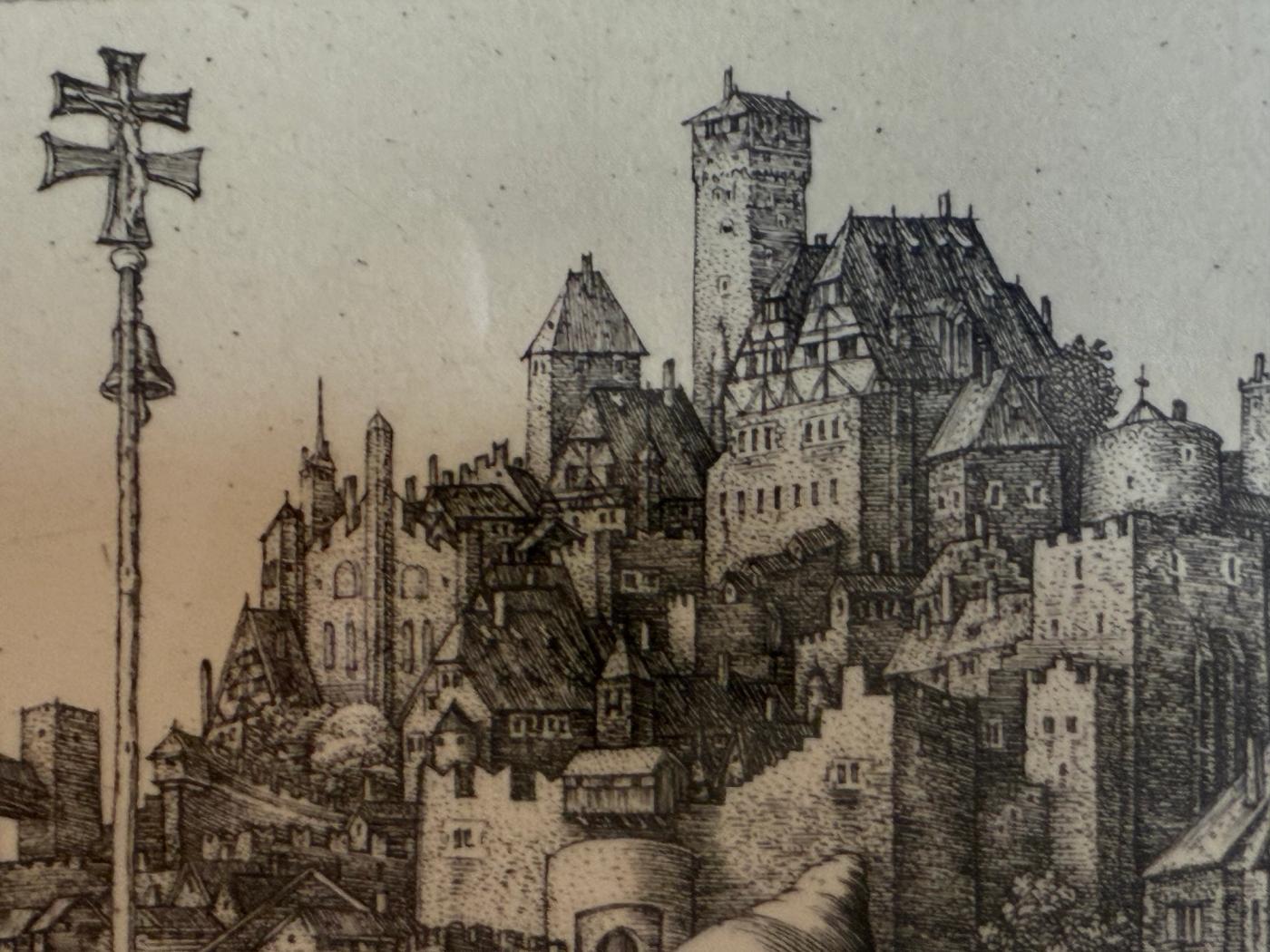 Saint Anthony Reading — After Dürer