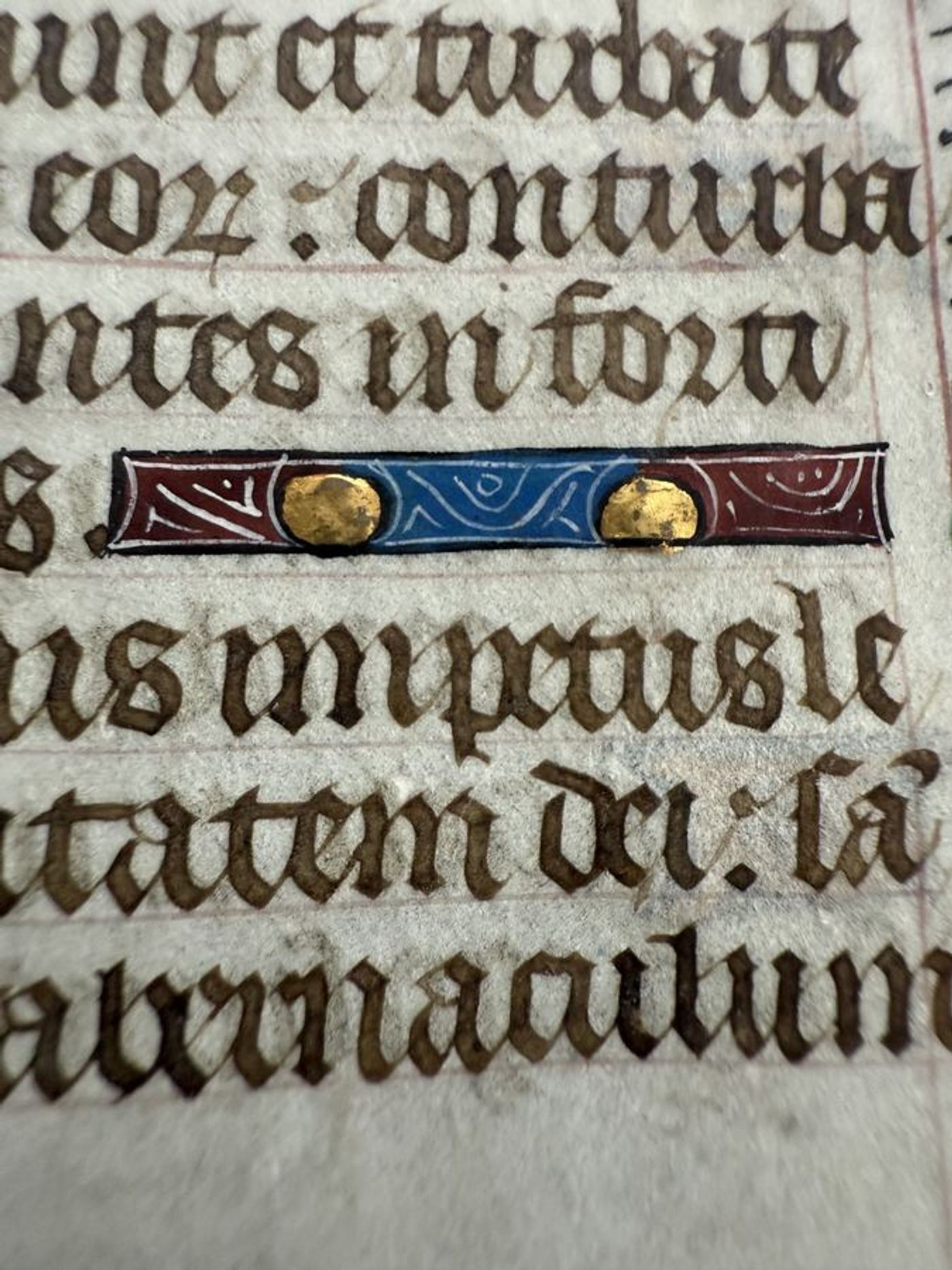 Illuminated Manuscript Leaf, Book of Hours, Psalm 44: God is our refuge and strength