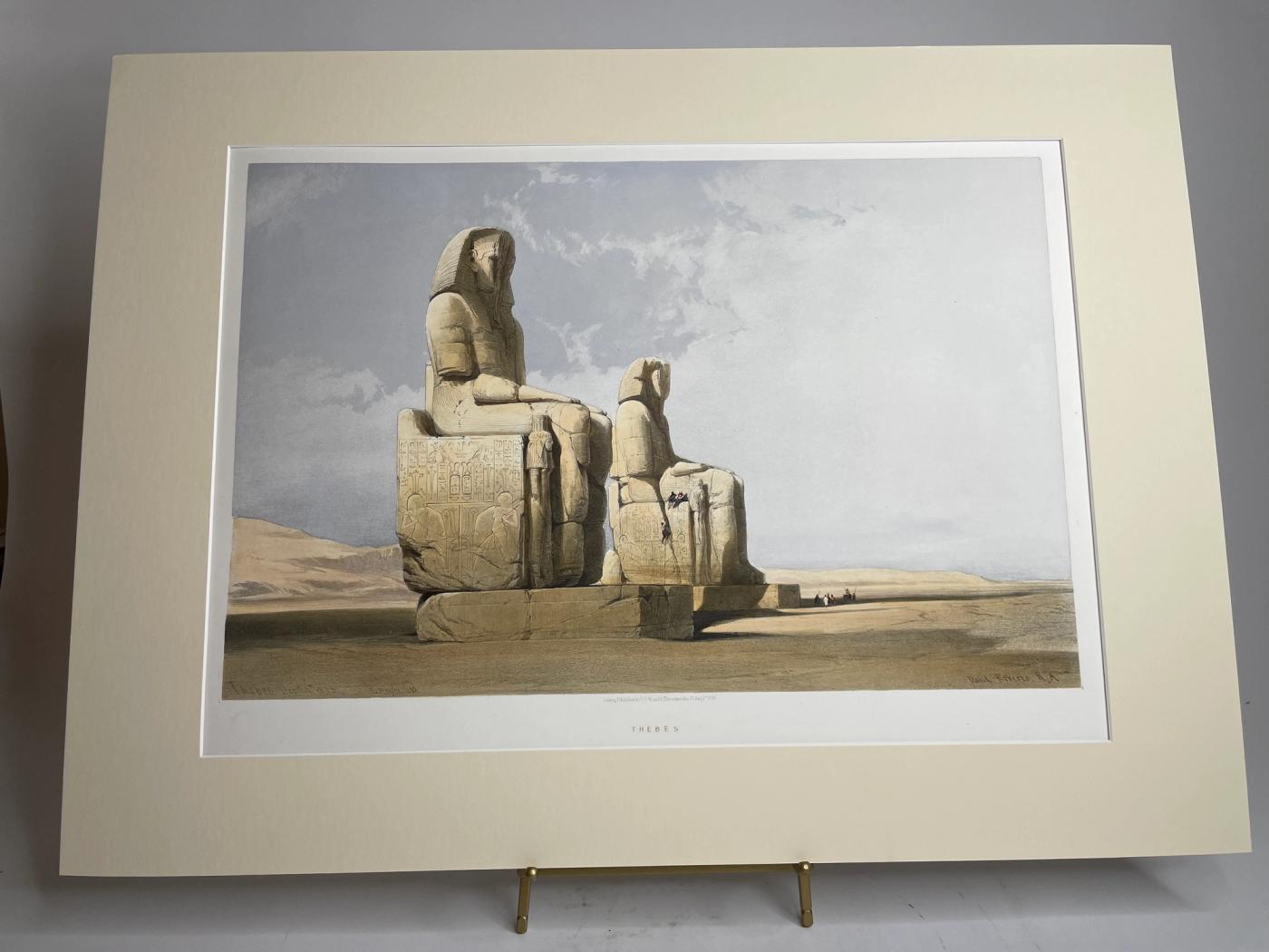 The Colossi of Memnon, (‘Thebes, Dec. 4, 1838’)